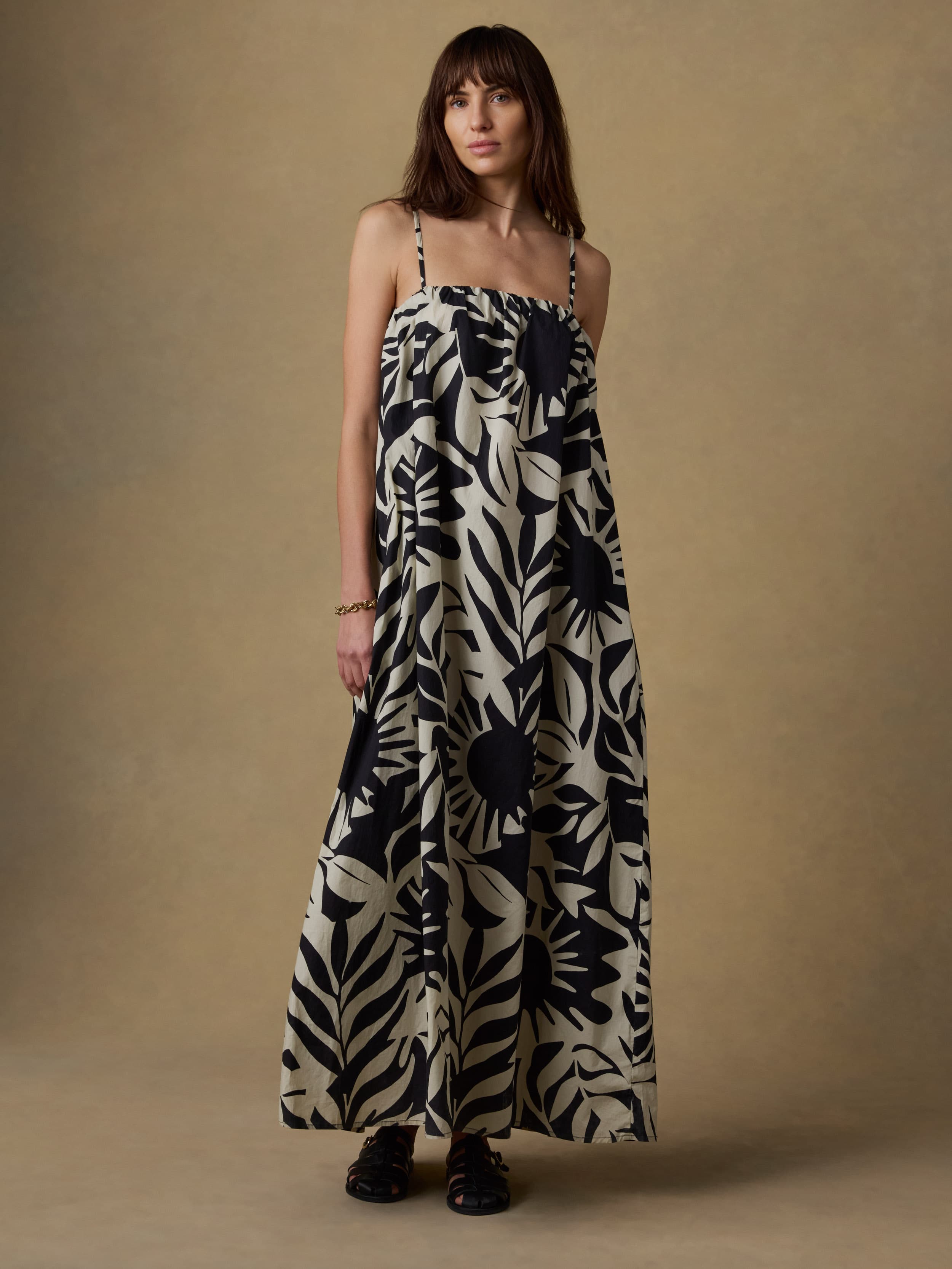 Coastal Poplin Kaua Dress - Garden Sonata | Faherty Brand