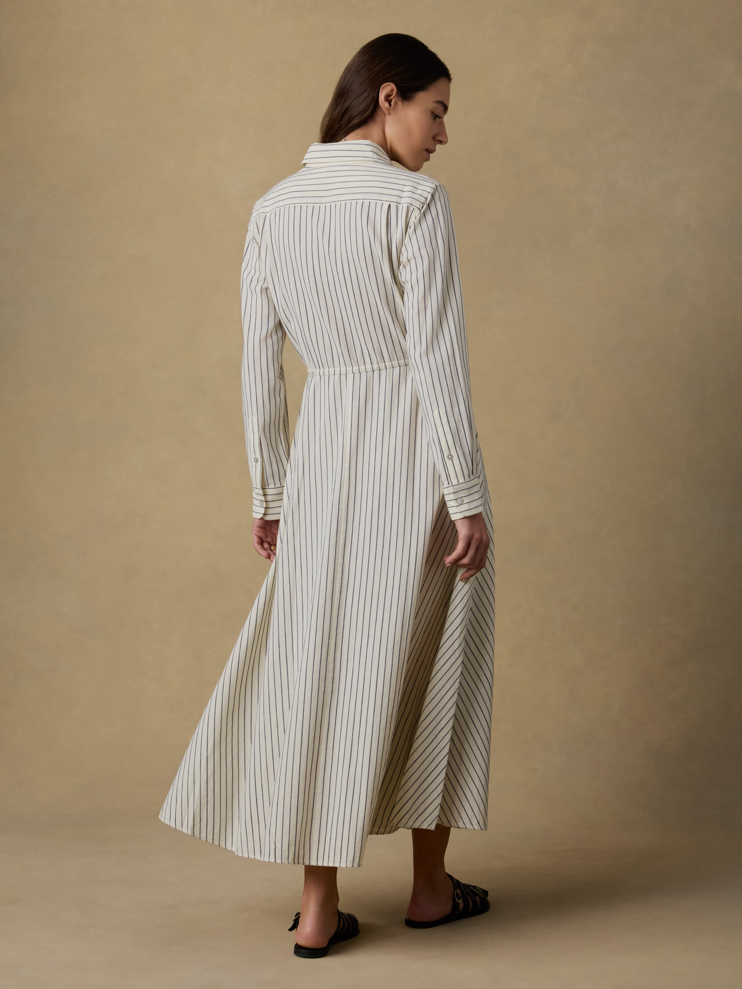 Catalina Shirtdress - Ocean Mist Stripe | Faherty Brand
