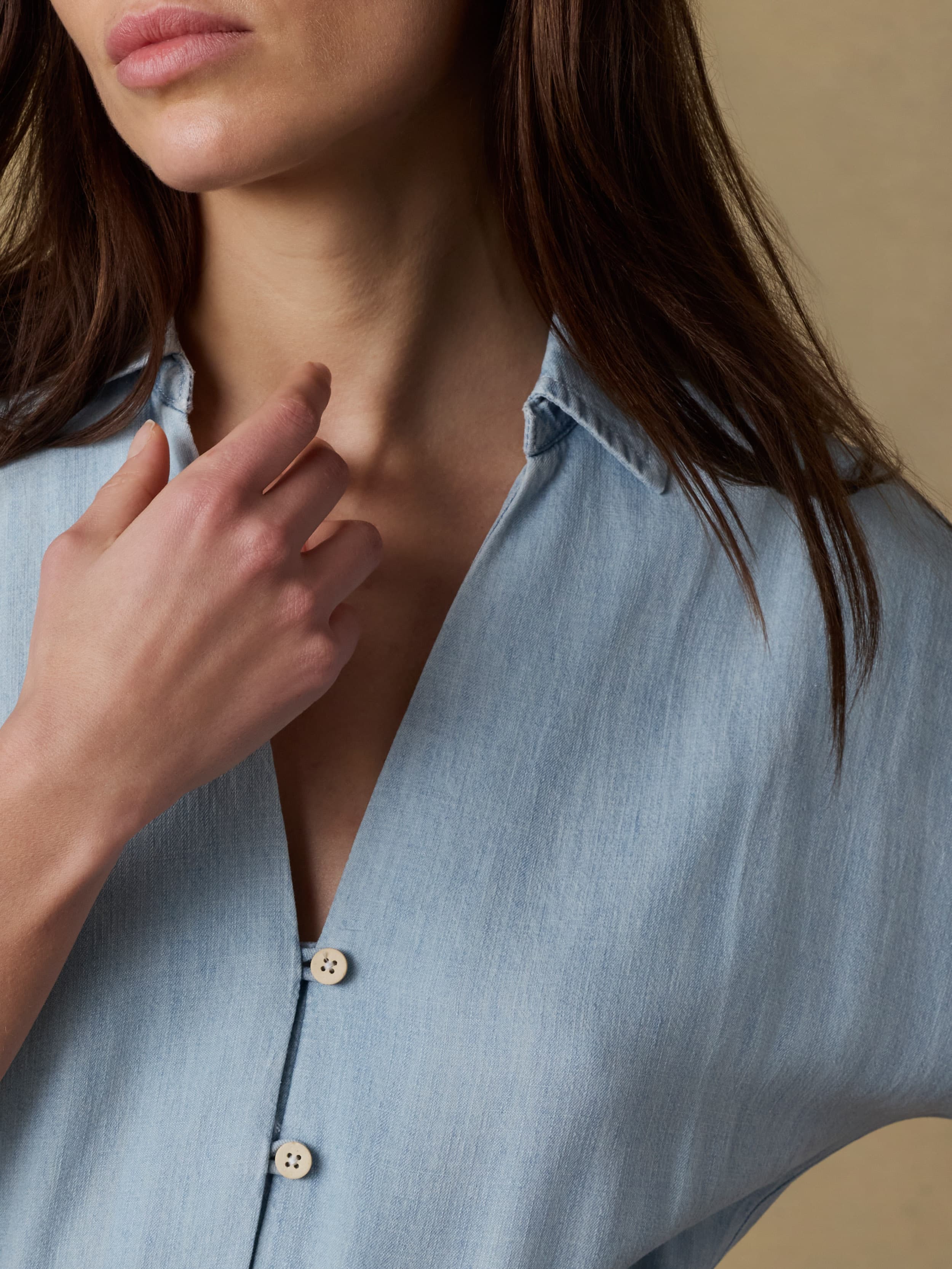 Tried & True Oakley Midi Dress - Arctic Sea Wash | Faherty Brand