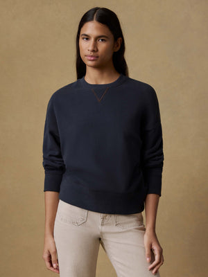 High Standard Fleece Vintage Crewneck - Black