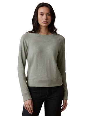 Sunwashed Organic Crewneck - Coastal Sage