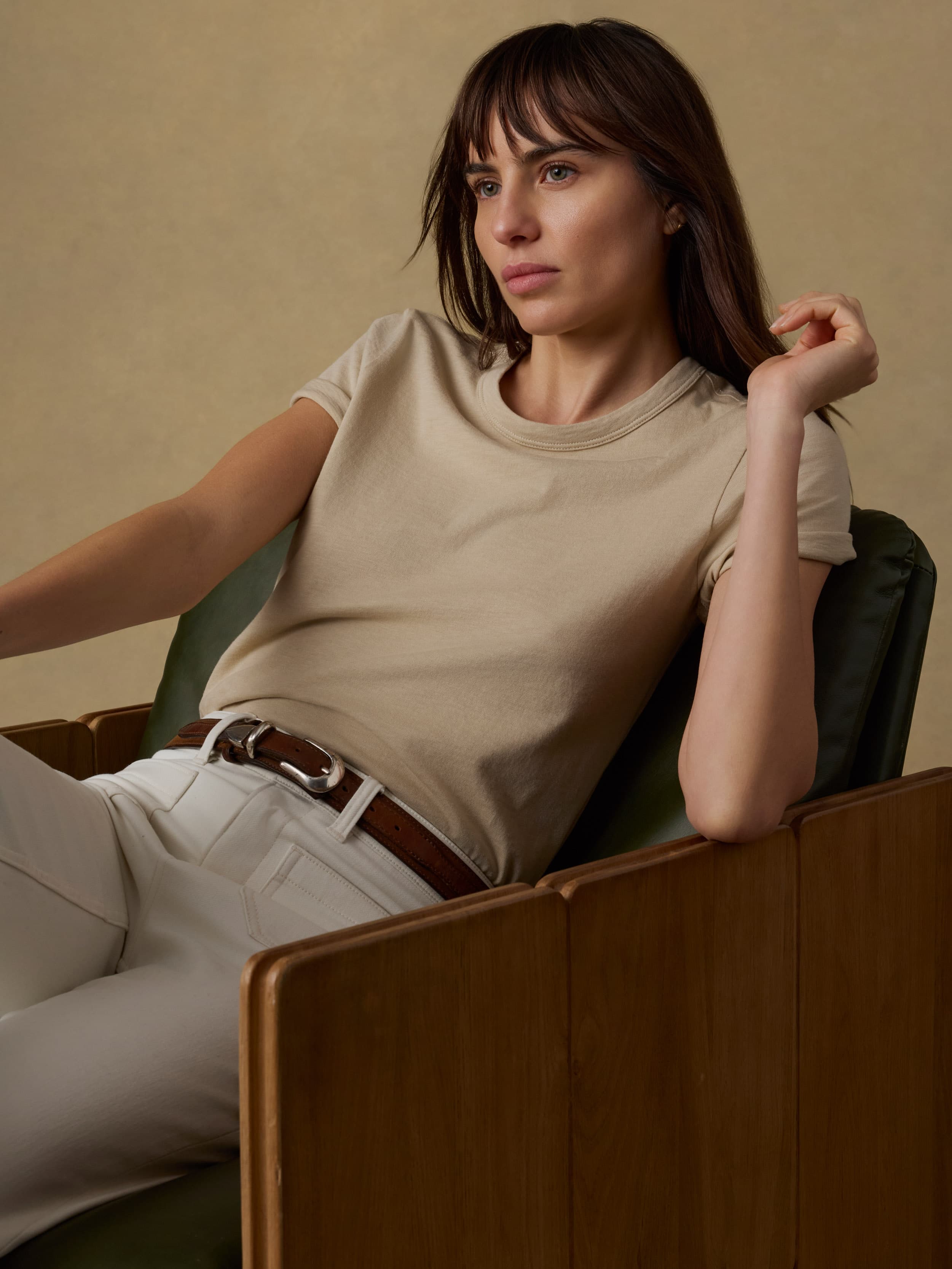 Sunwashed Regenerative Tee - White Pepper | Faherty Brand