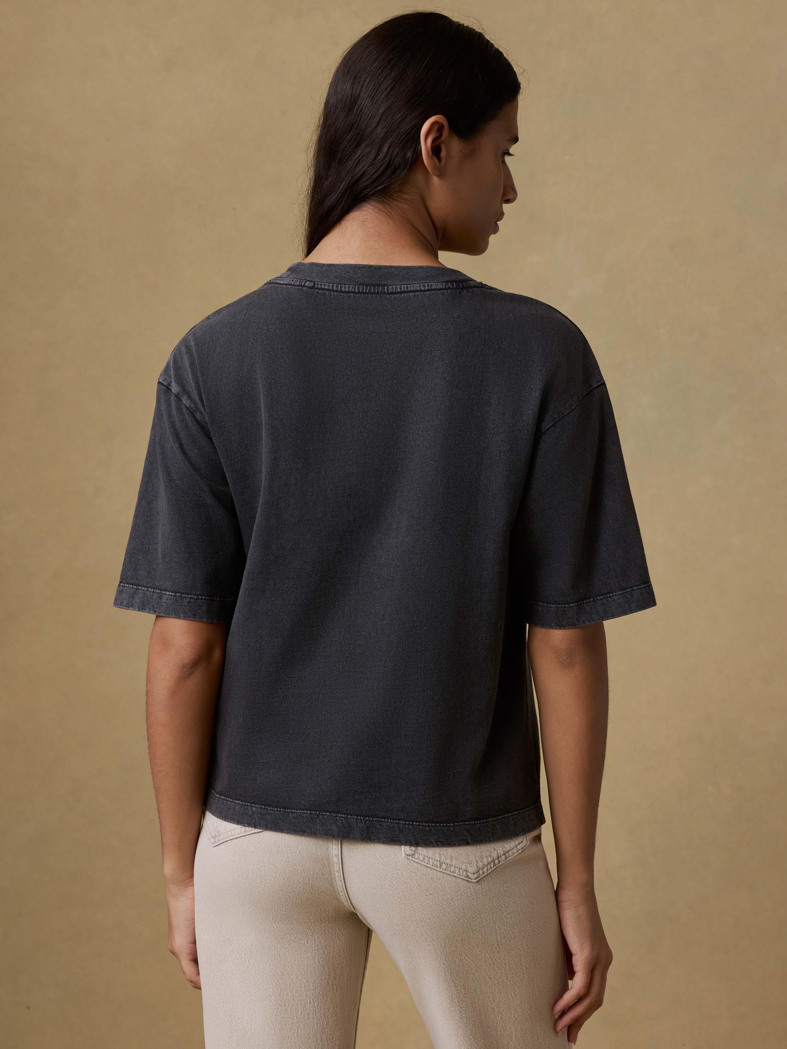 Recycled Cotton Vintage Tee - Washed Black | Faherty Brand