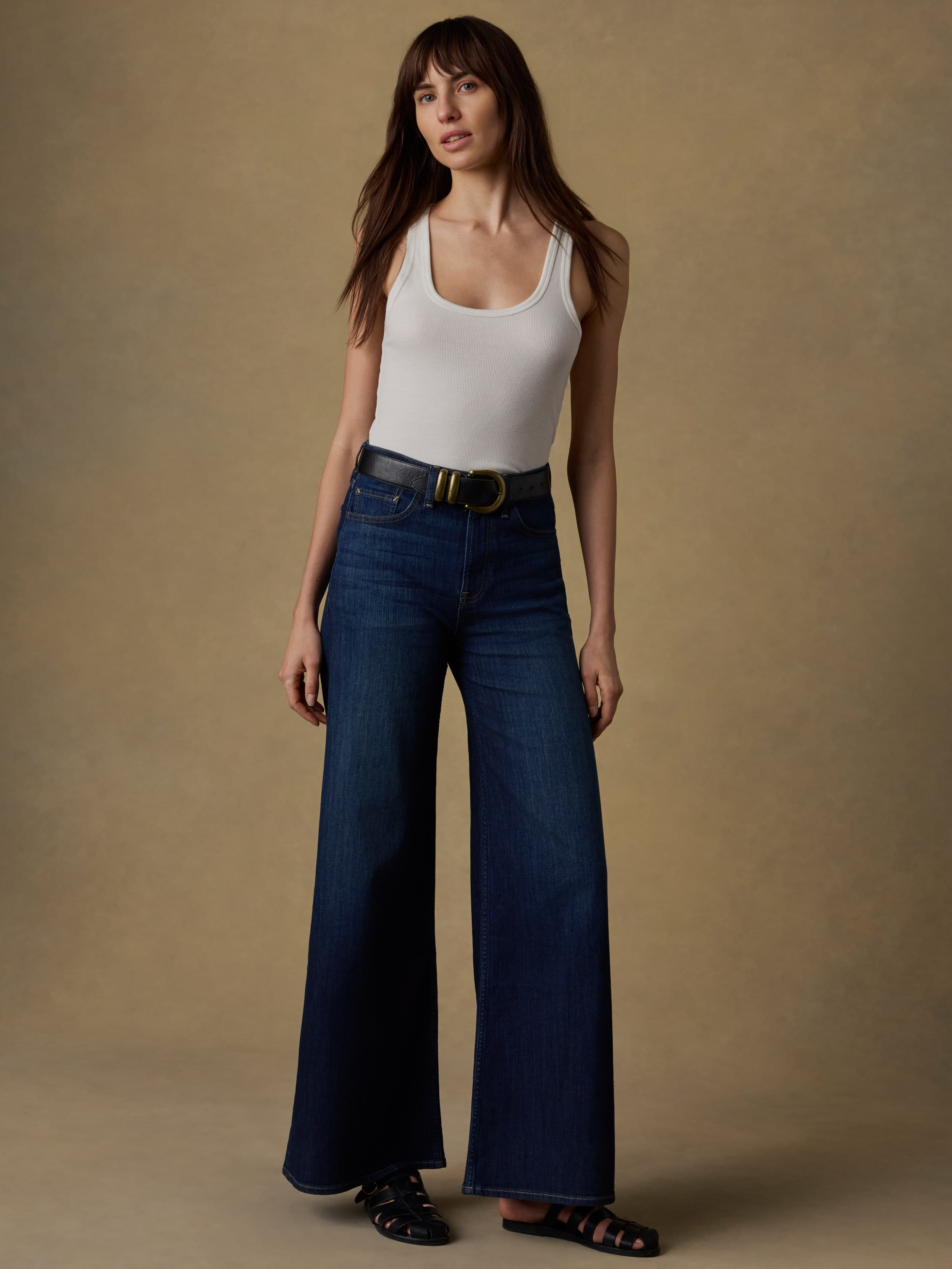 Featherweight Freestyle Tank - Egret | Faherty Brand