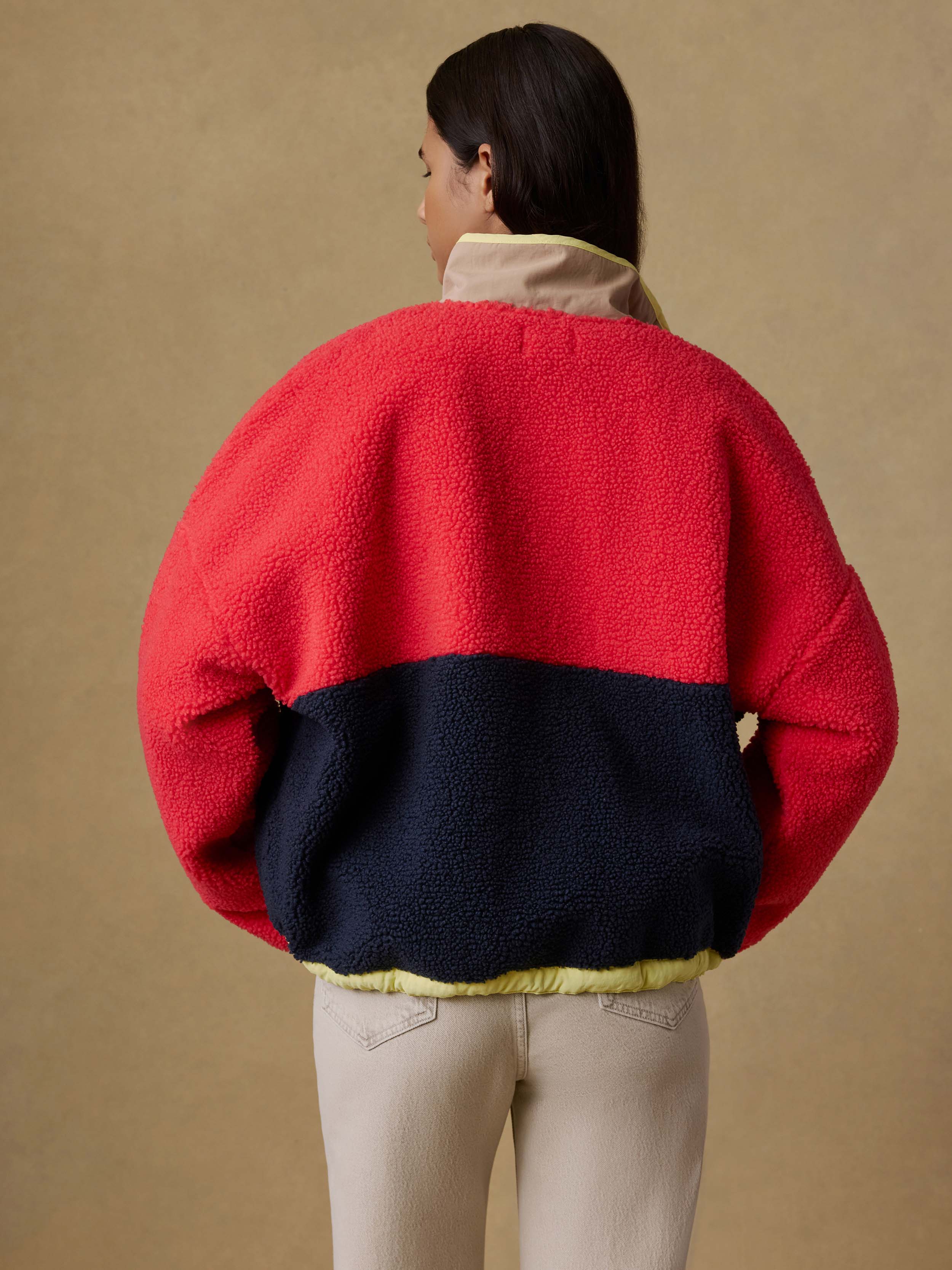 Fireside Fleece Jacket - Campfire Sunset | Faherty Brand