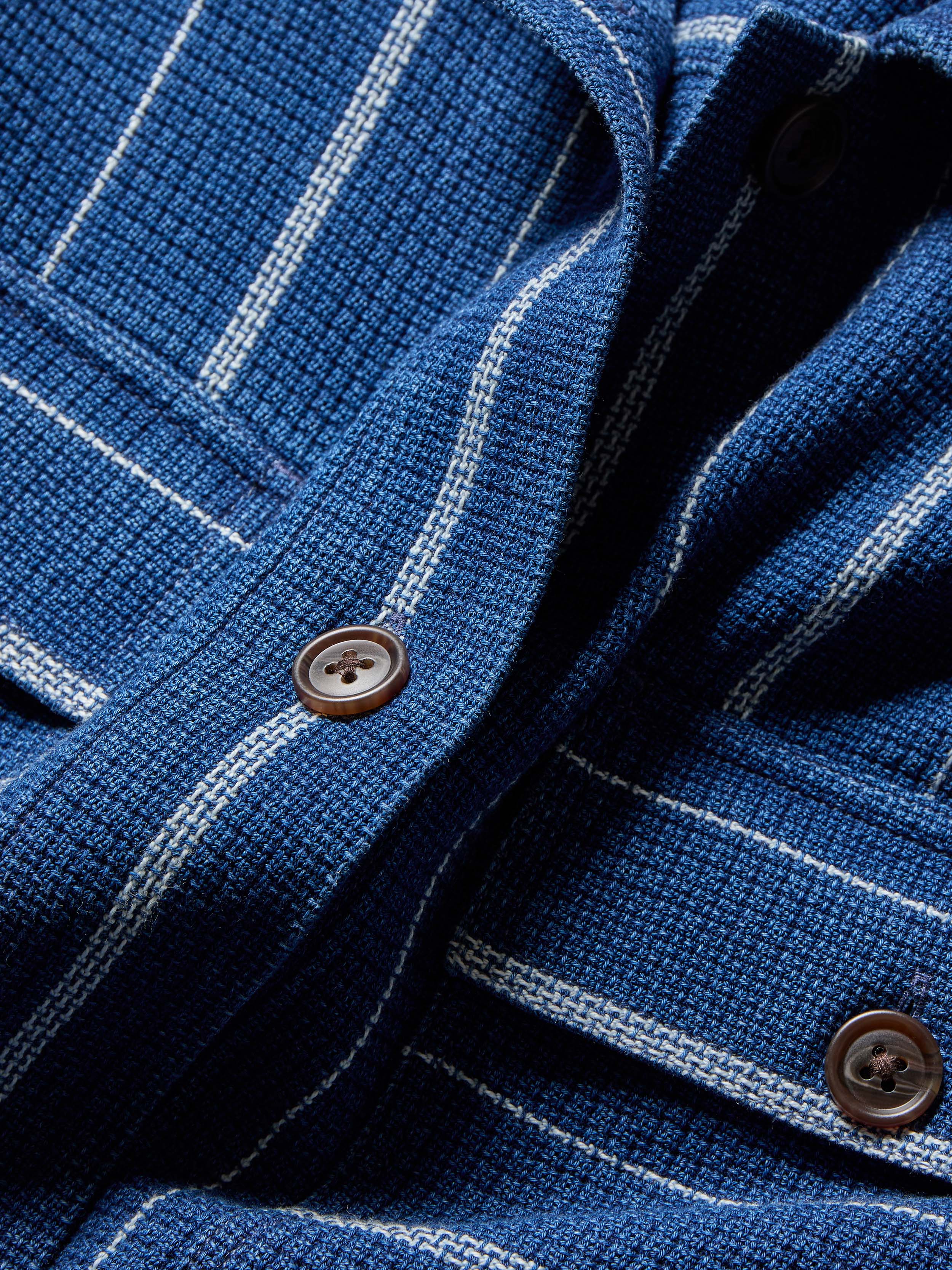 Island Tide Shirt Jacket - Indigo Drift Stripe | Faherty Brand