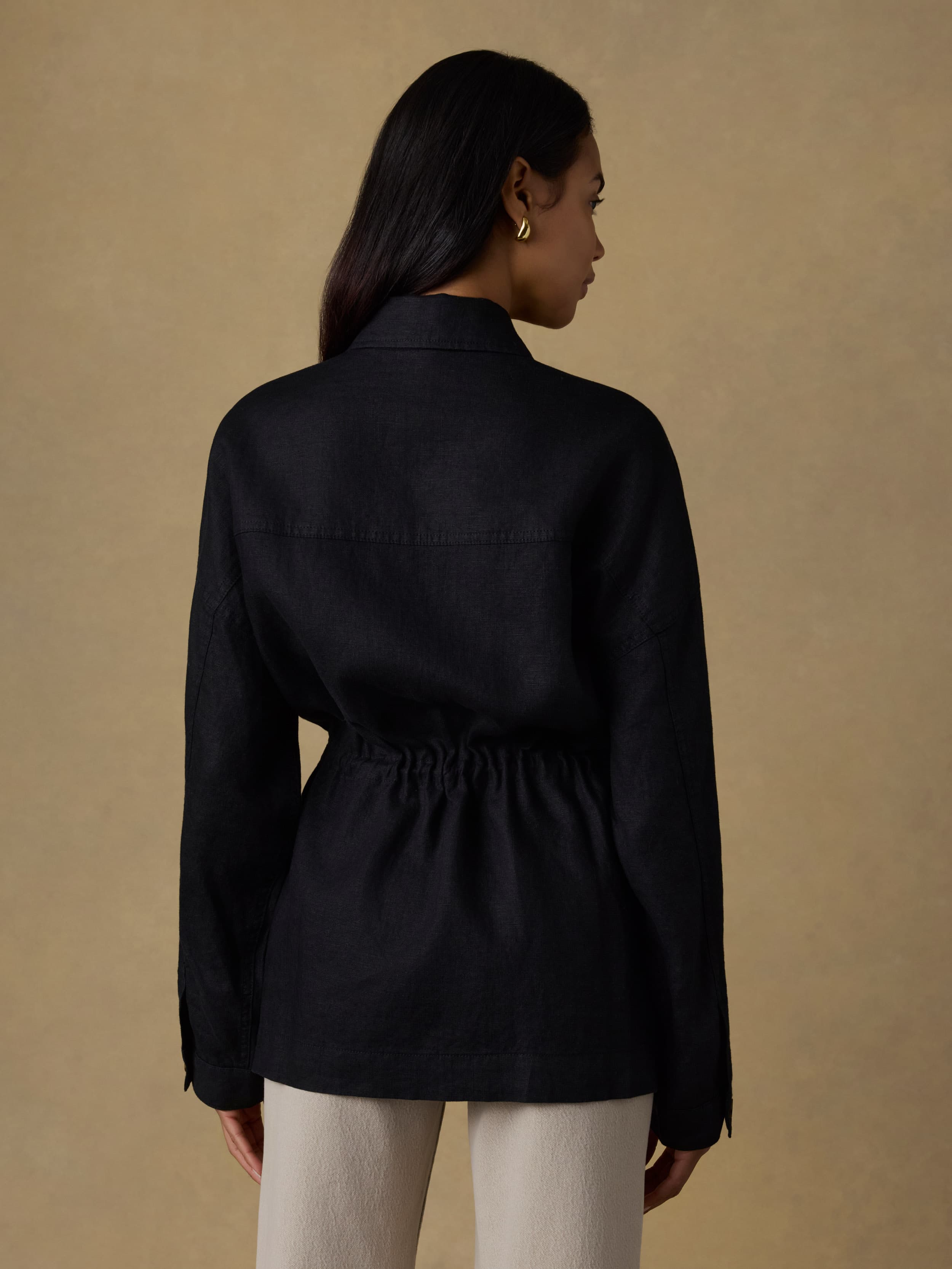 Sun Strider Utility Jacket - Black | Faherty Brand