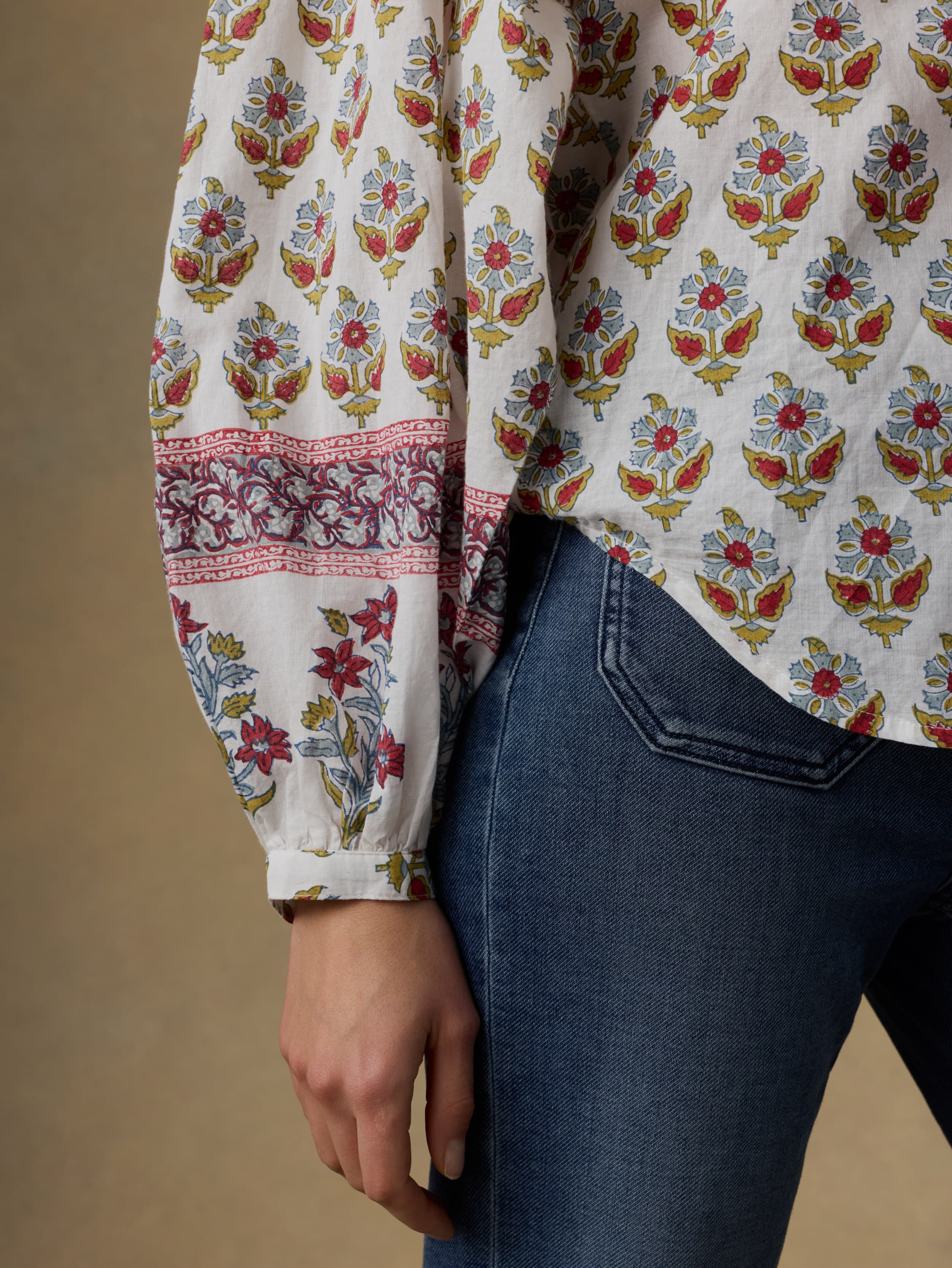 Suki Blouse - Antique Bouquet | Faherty Brand