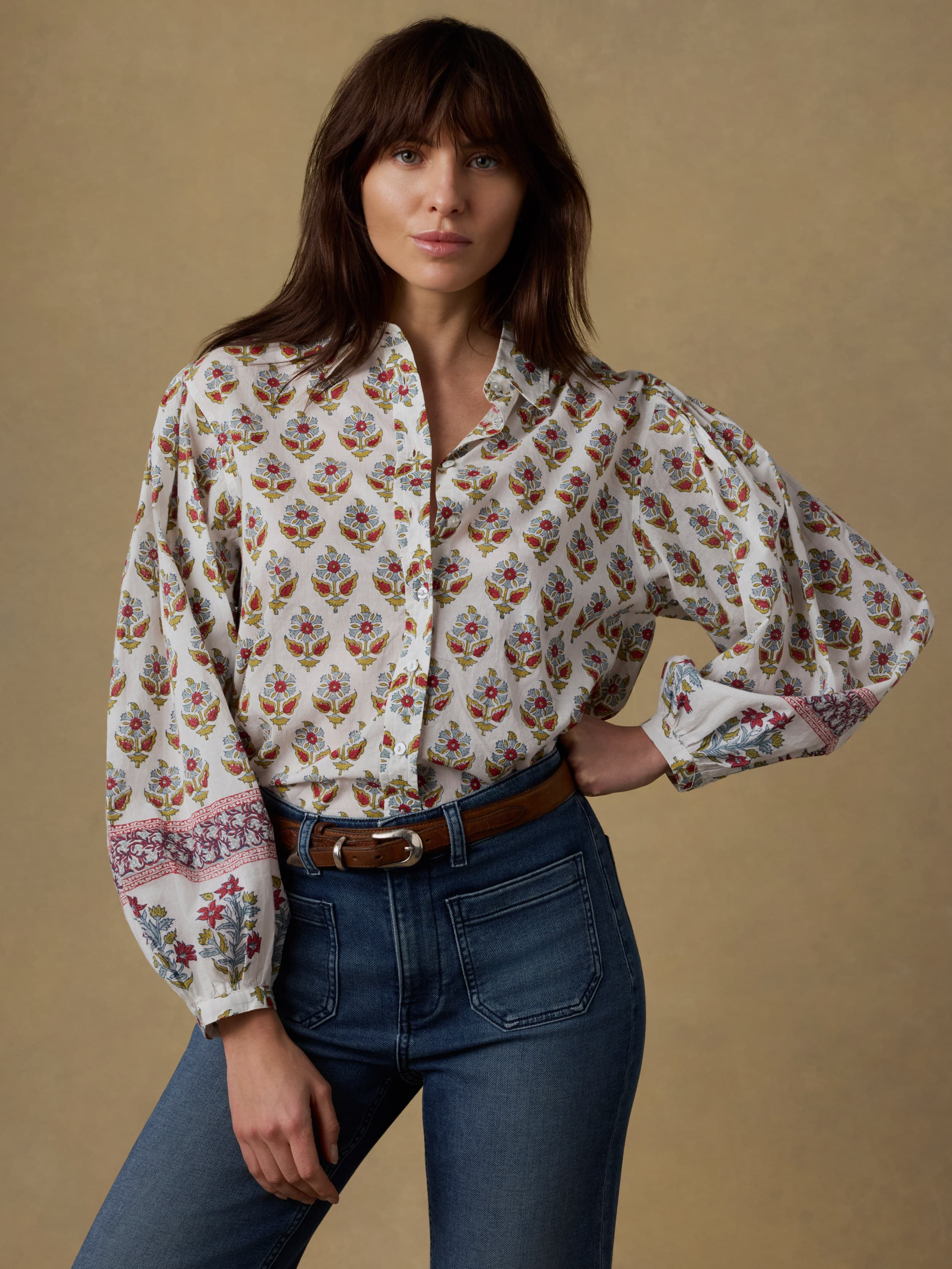 Suki Blouse - Antique Bouquet | Faherty Brand