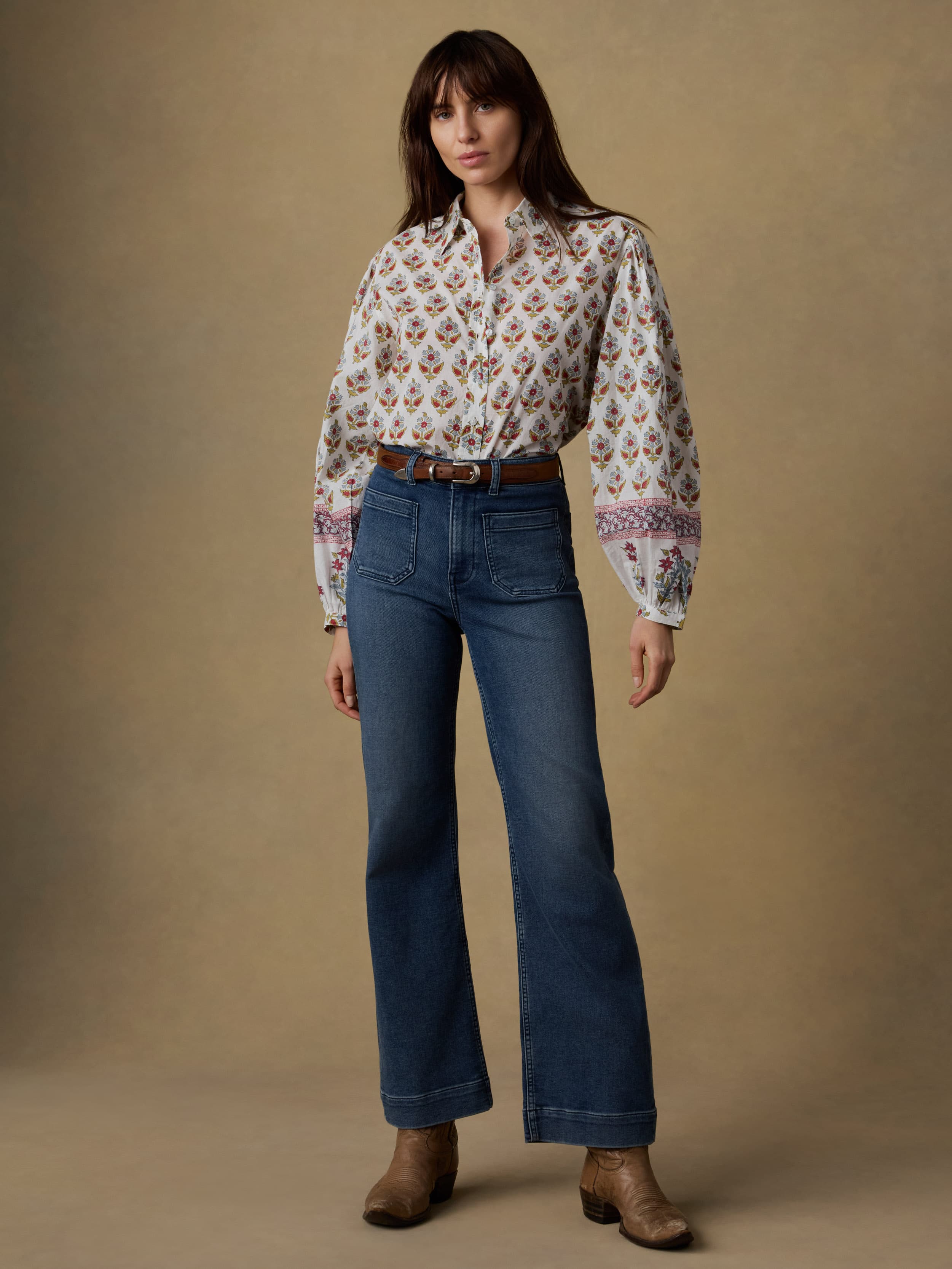 Suki Blouse - Antique Bouquet | Faherty Brand