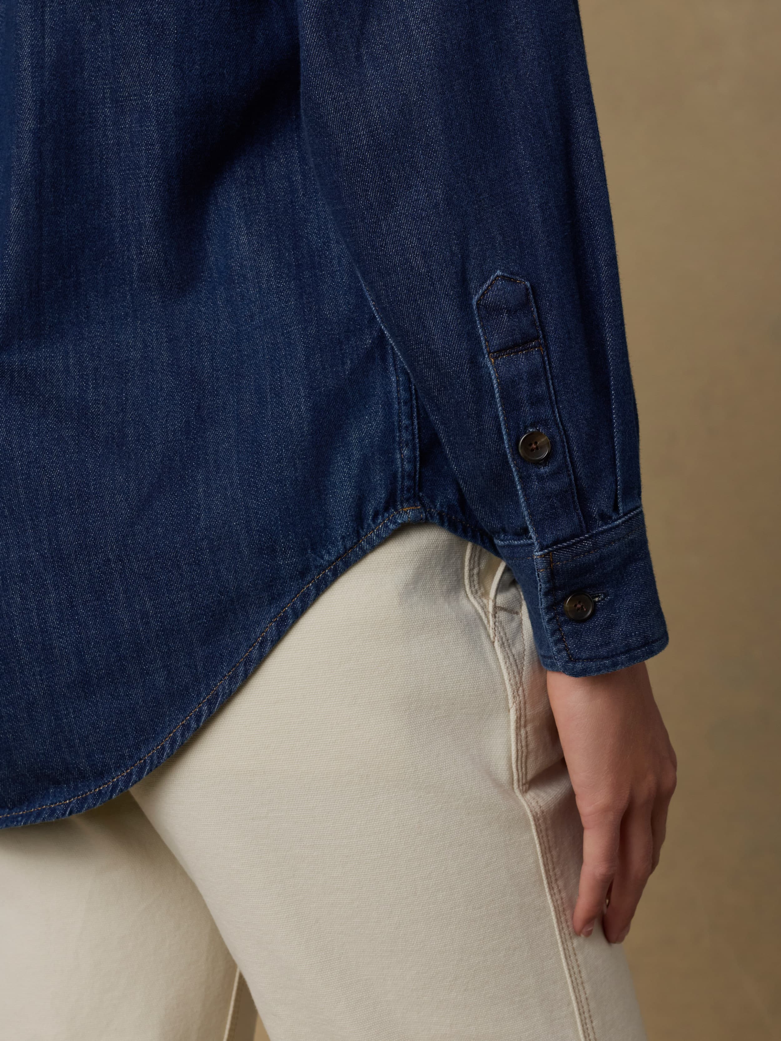 Sunfair Denim Shirt - Dark Sea Wash | Faherty Brand