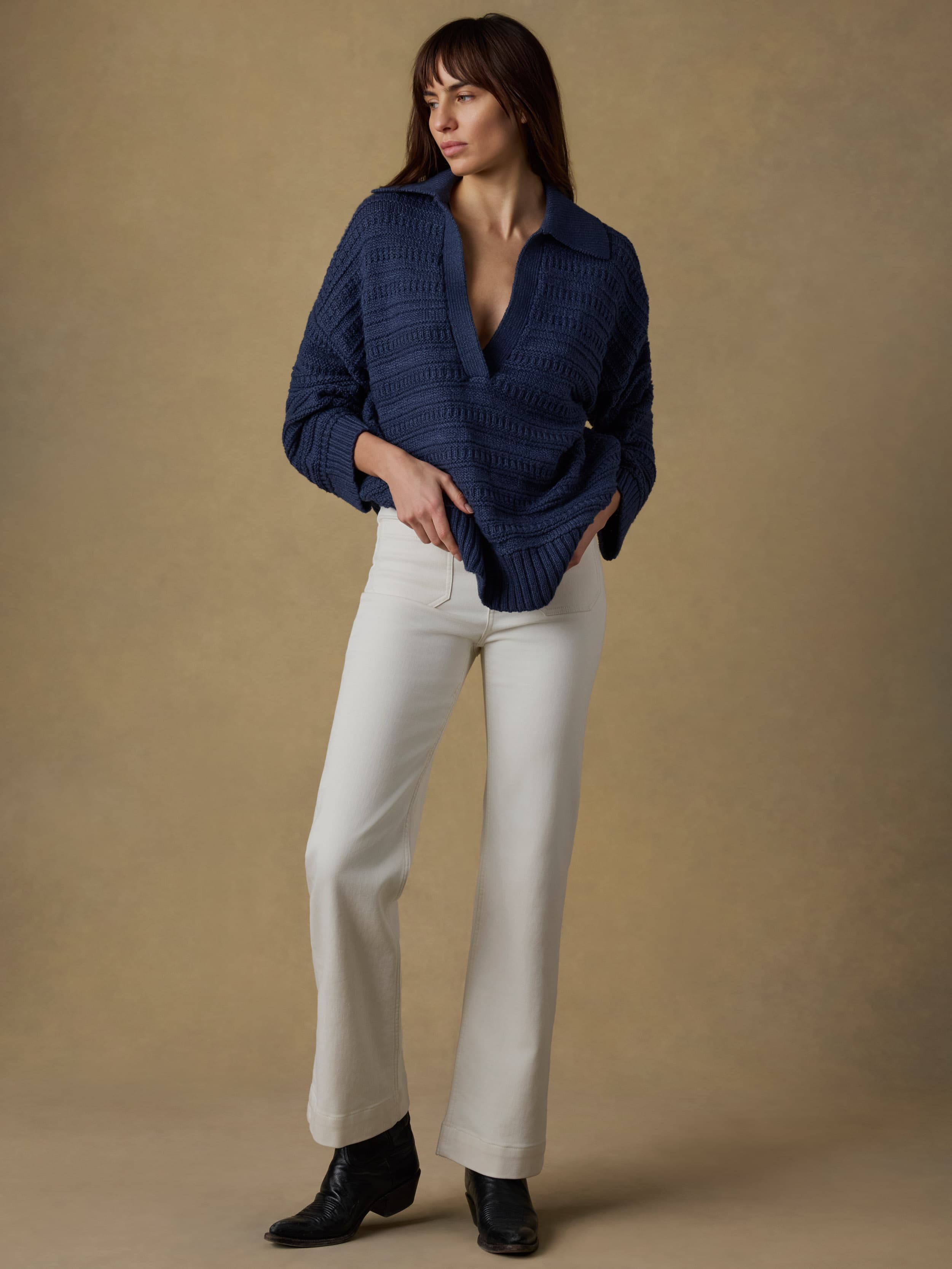 Heirloom Cotton Relaxed Polo - Spellbound | Faherty Brand