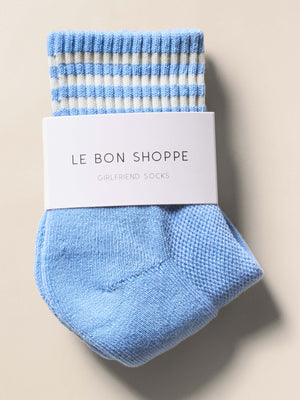 Le Bon Shoppe Girlfriend Socks - Parisian Blue