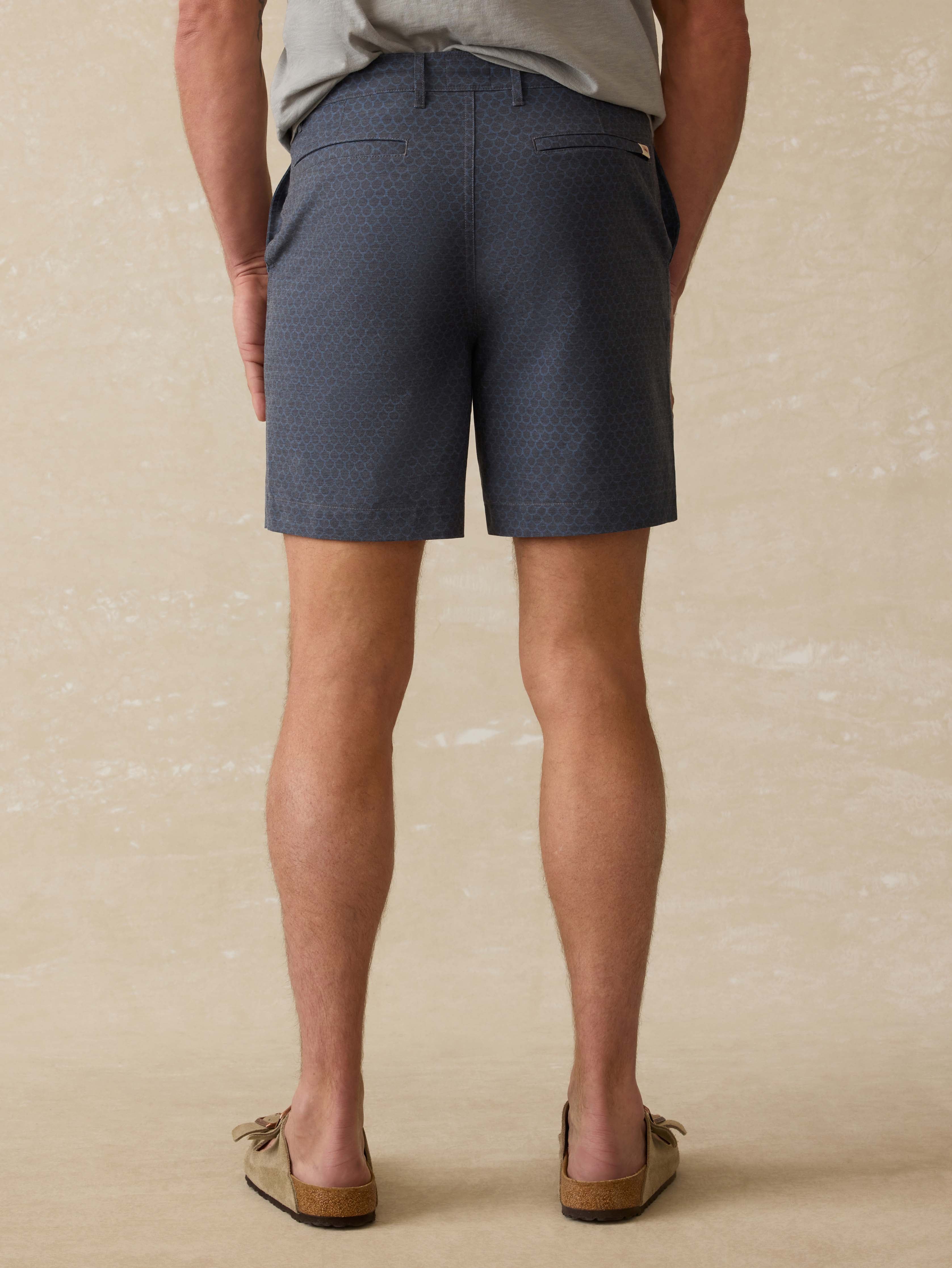All Day™ Short (7") - Midnight Fishscale | Faherty Brand