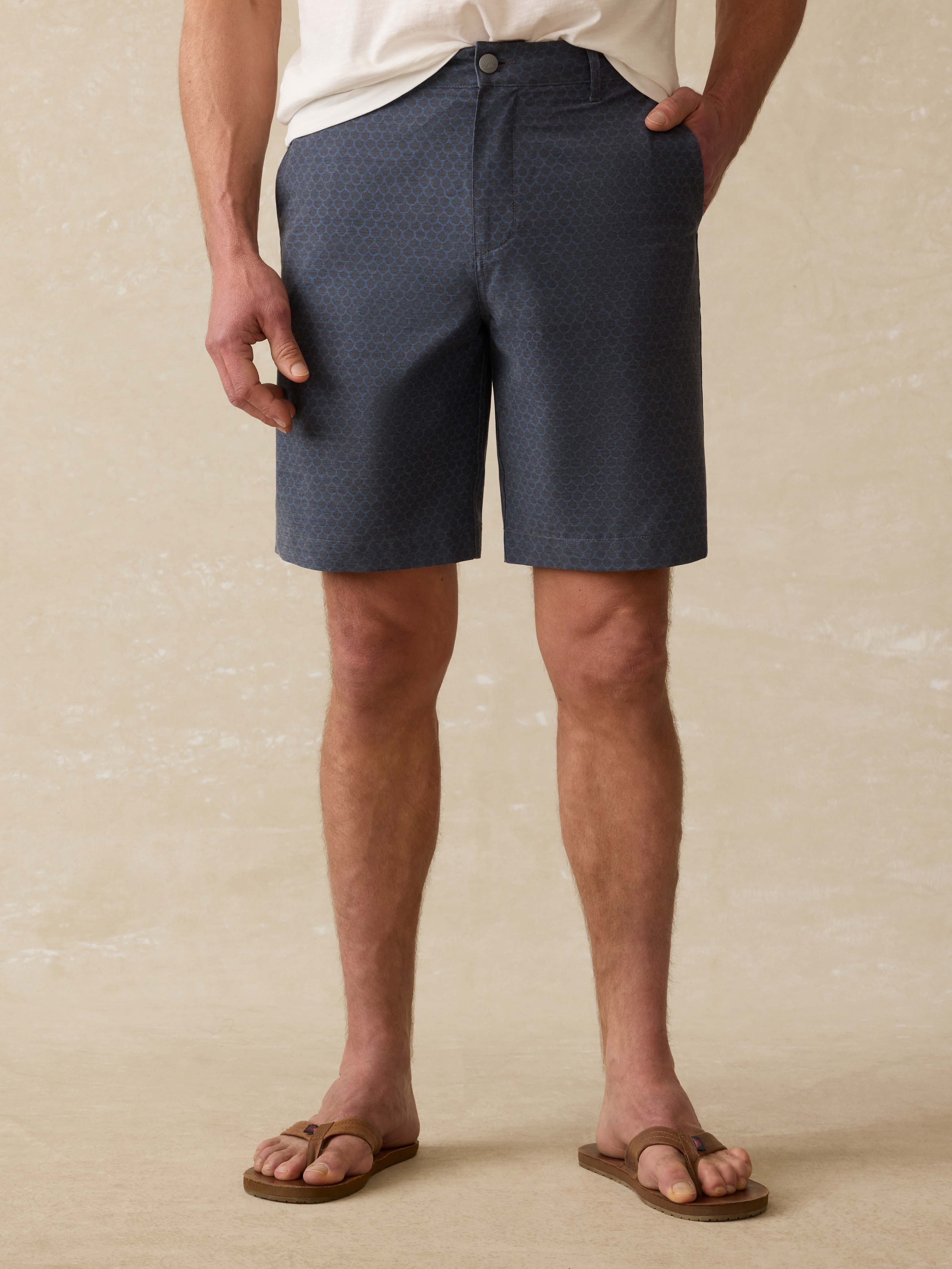 All Day™ Short (9") - Midnight Fishscale | Faherty Brand