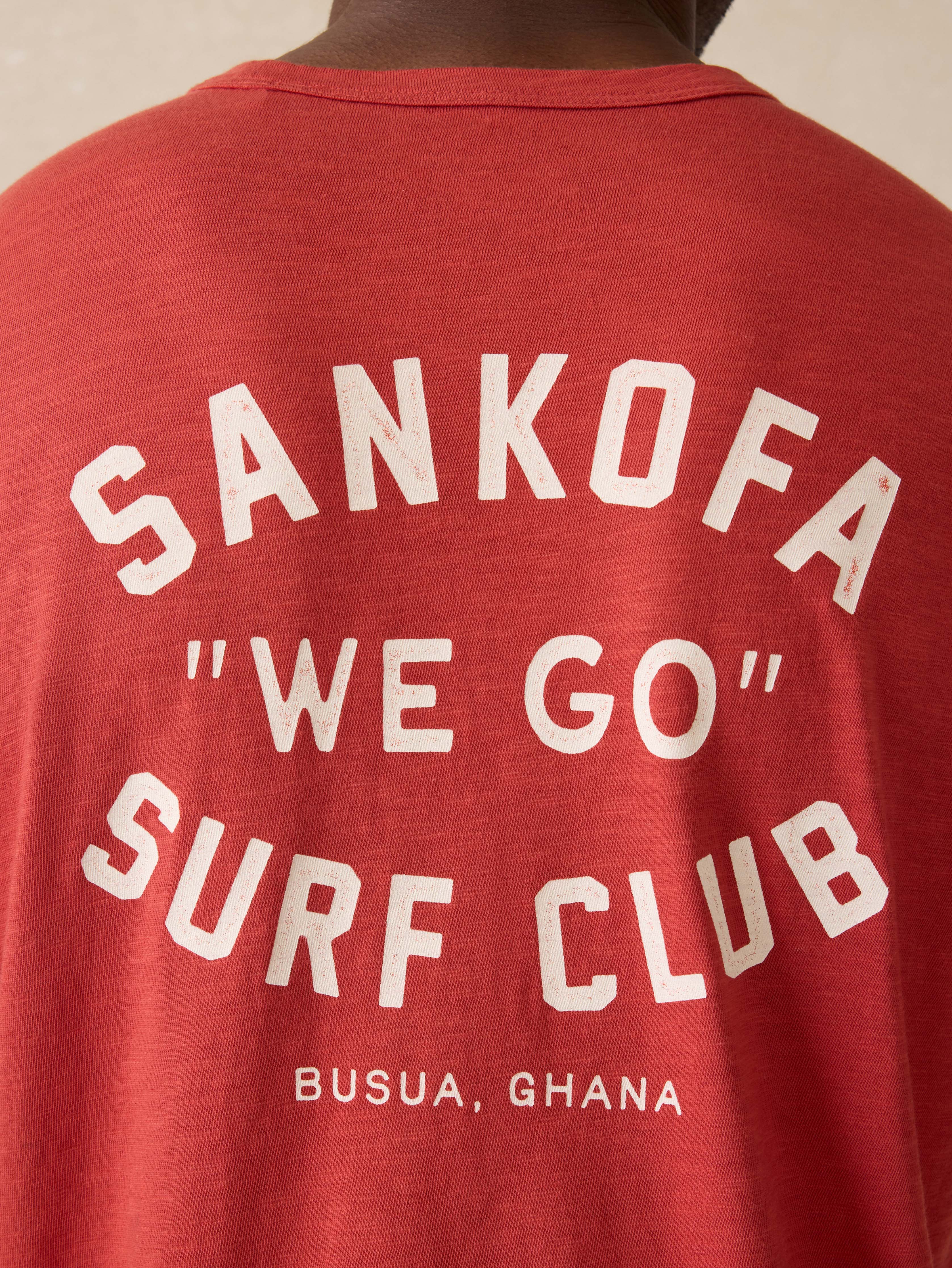 Ghana Short-Sleeve Logo Graphic Tee - Cavern Clay | Faherty Brand