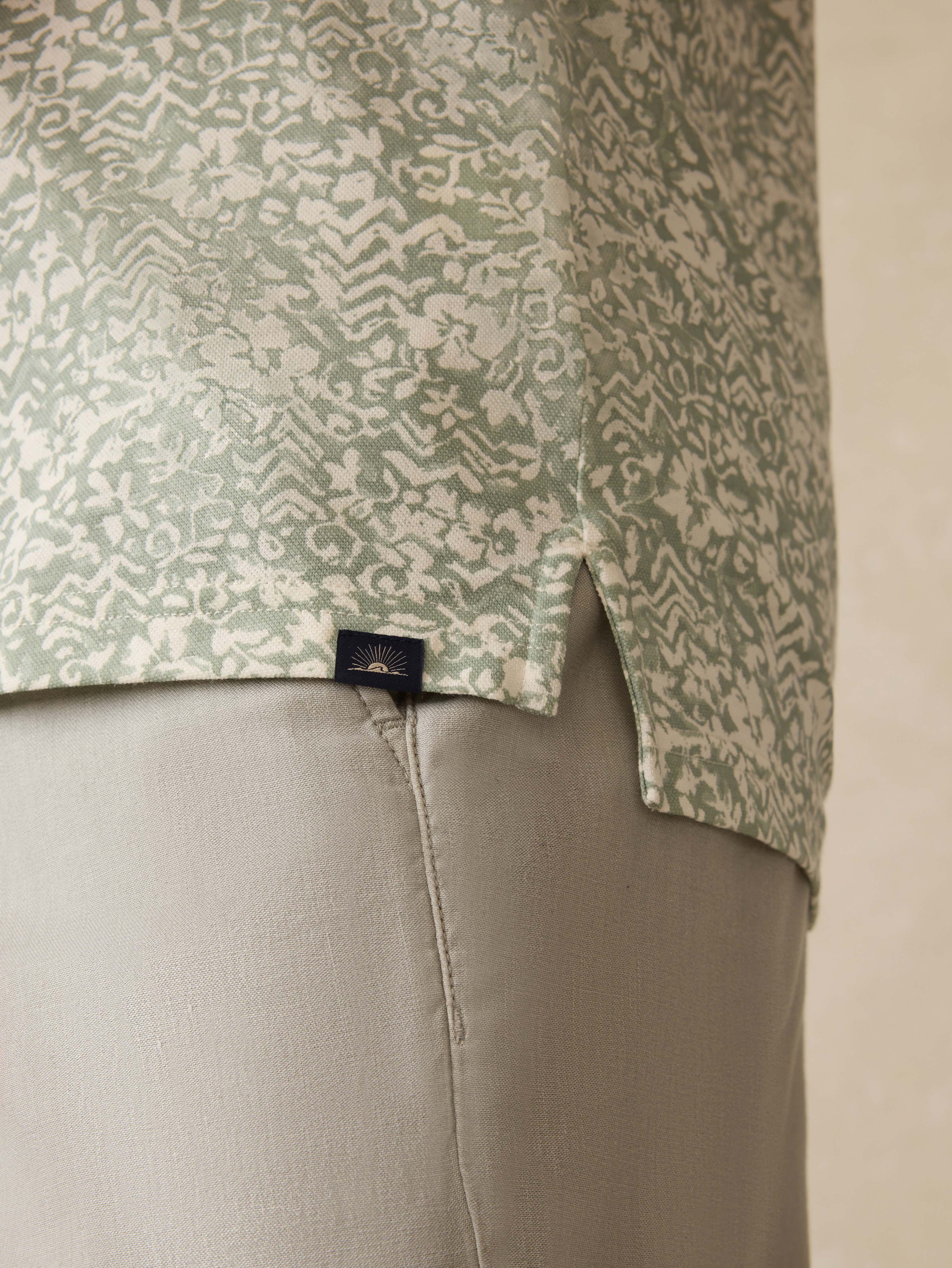 Short-Sleeve Movement™ Pique Polo - Dusty Sage Hilo | Faherty Brand