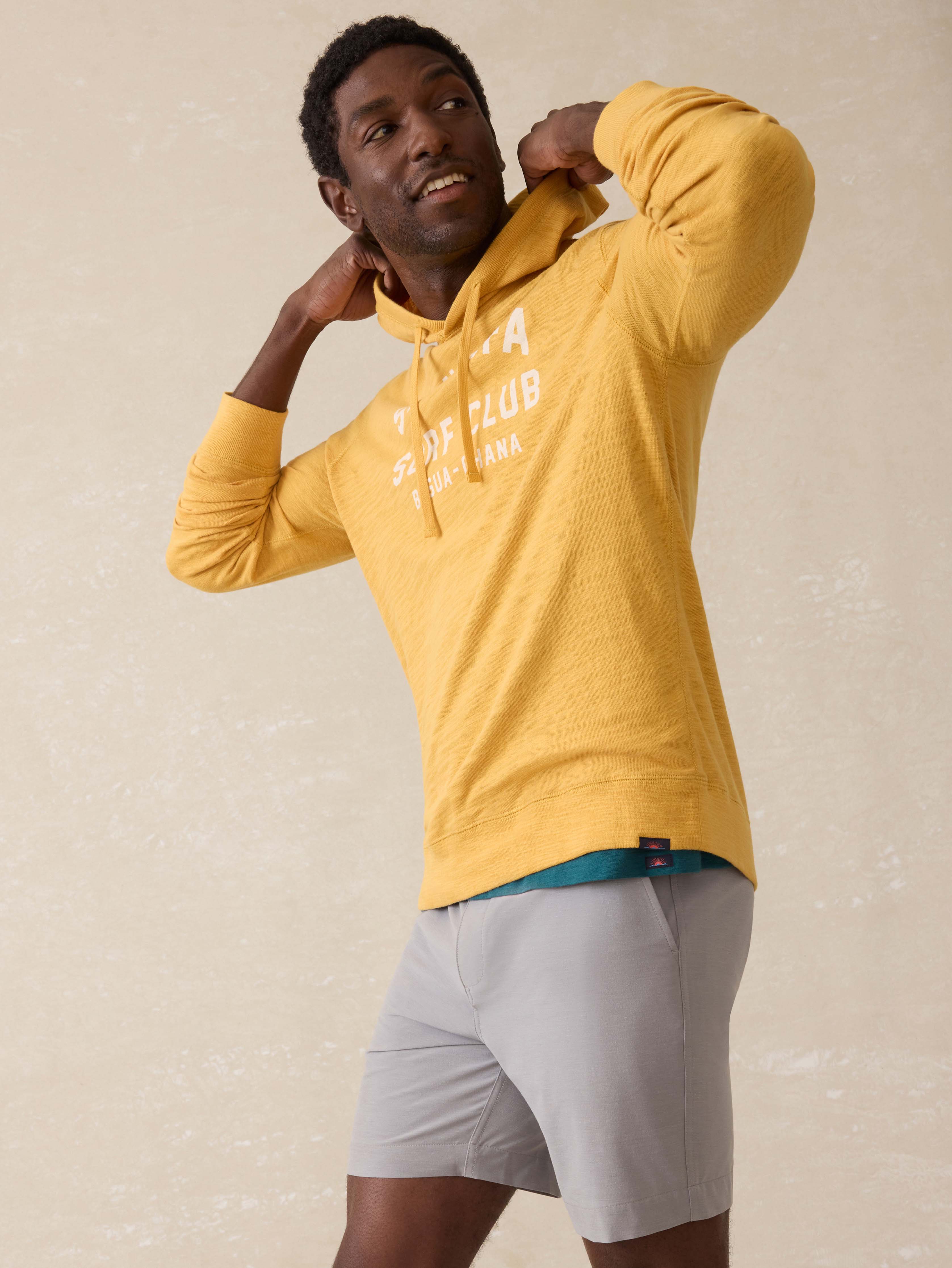 Surf Ghana Sunwashed Organic Hoodie - Tuscan Sun