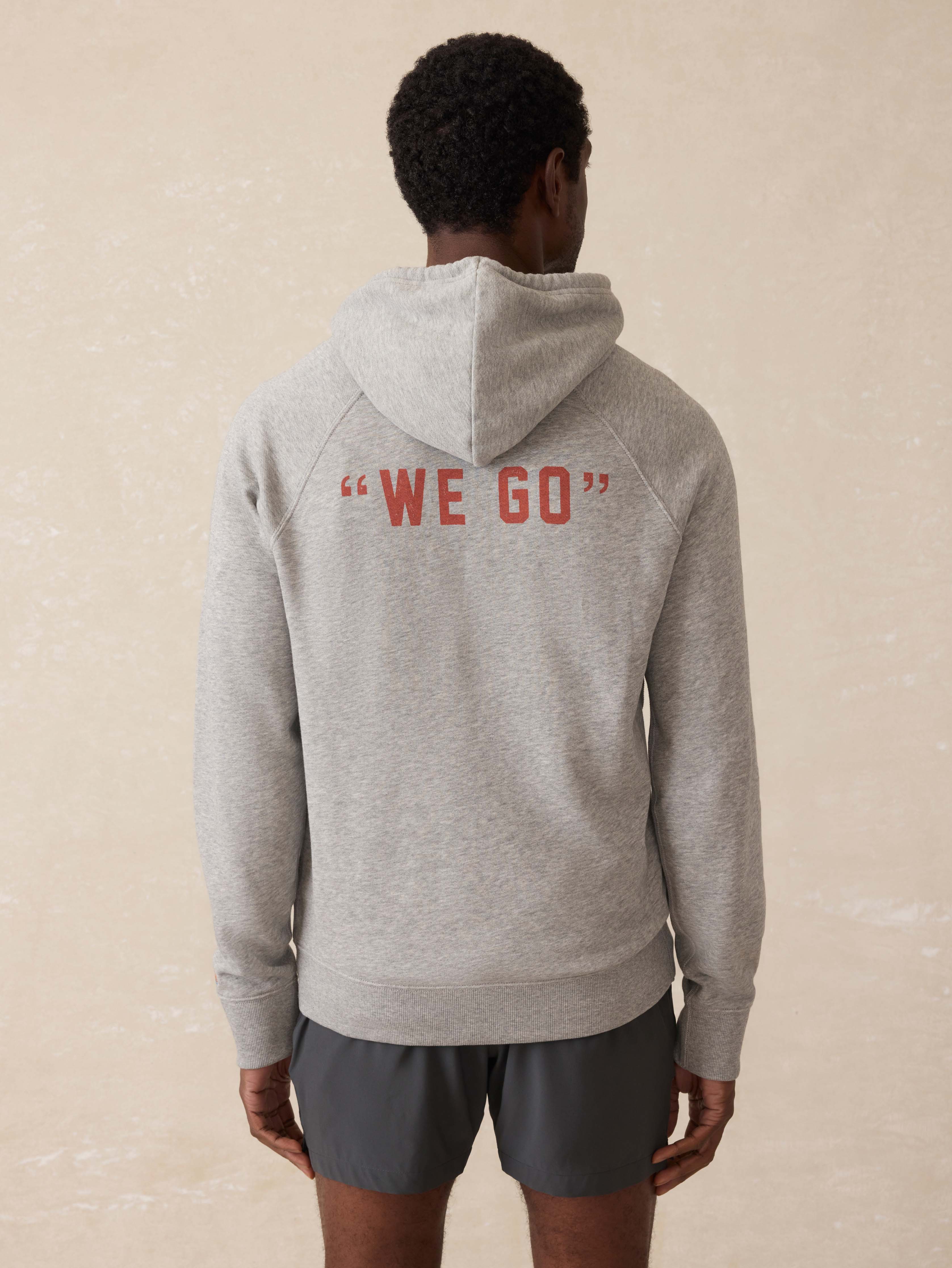 Ghana High Standard Fleece Hoodie - Silver Ash Heather | Faherty Brand
