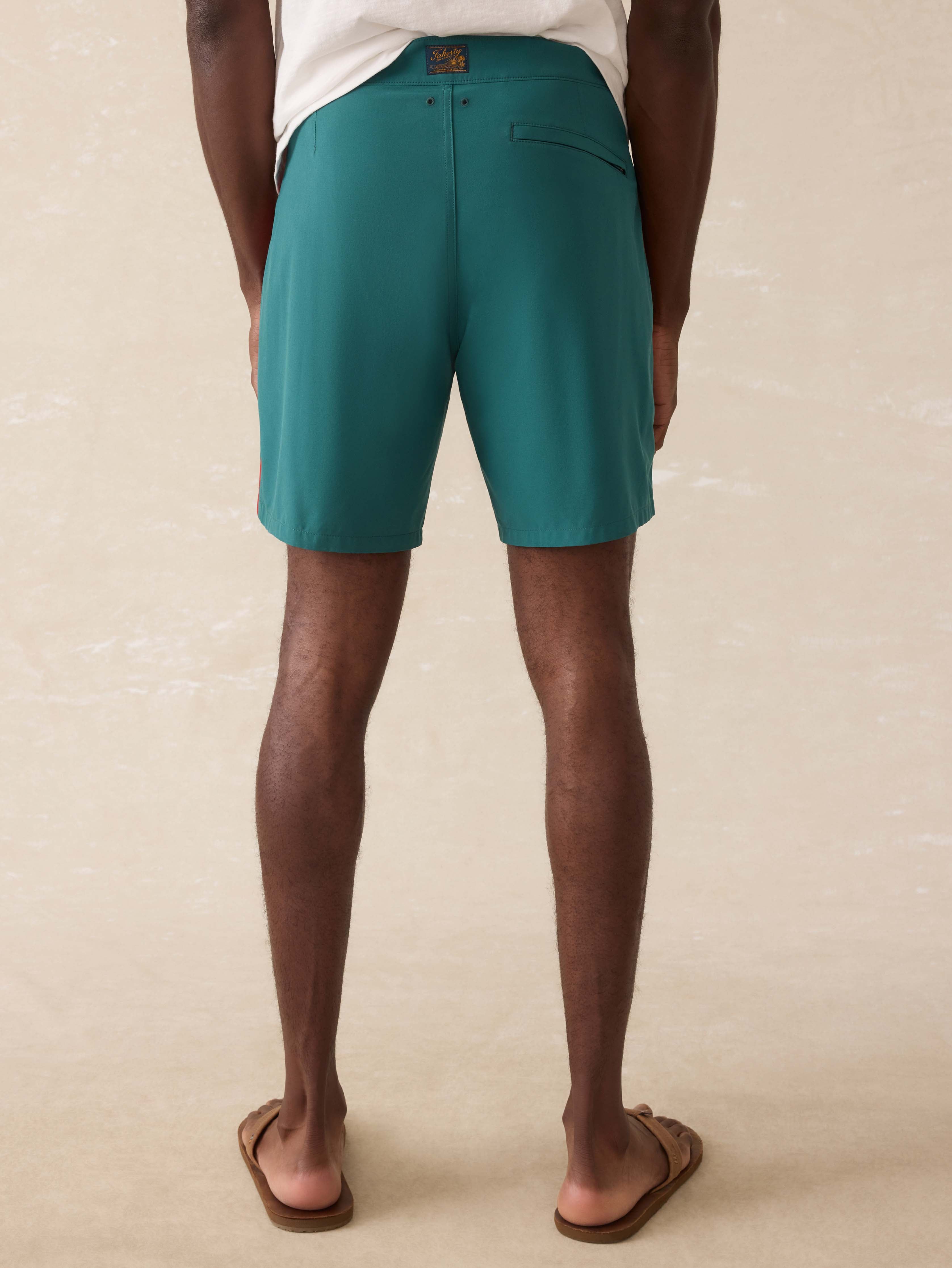 Surf Ghana Boardshort - Agonda Green | Faherty Brand