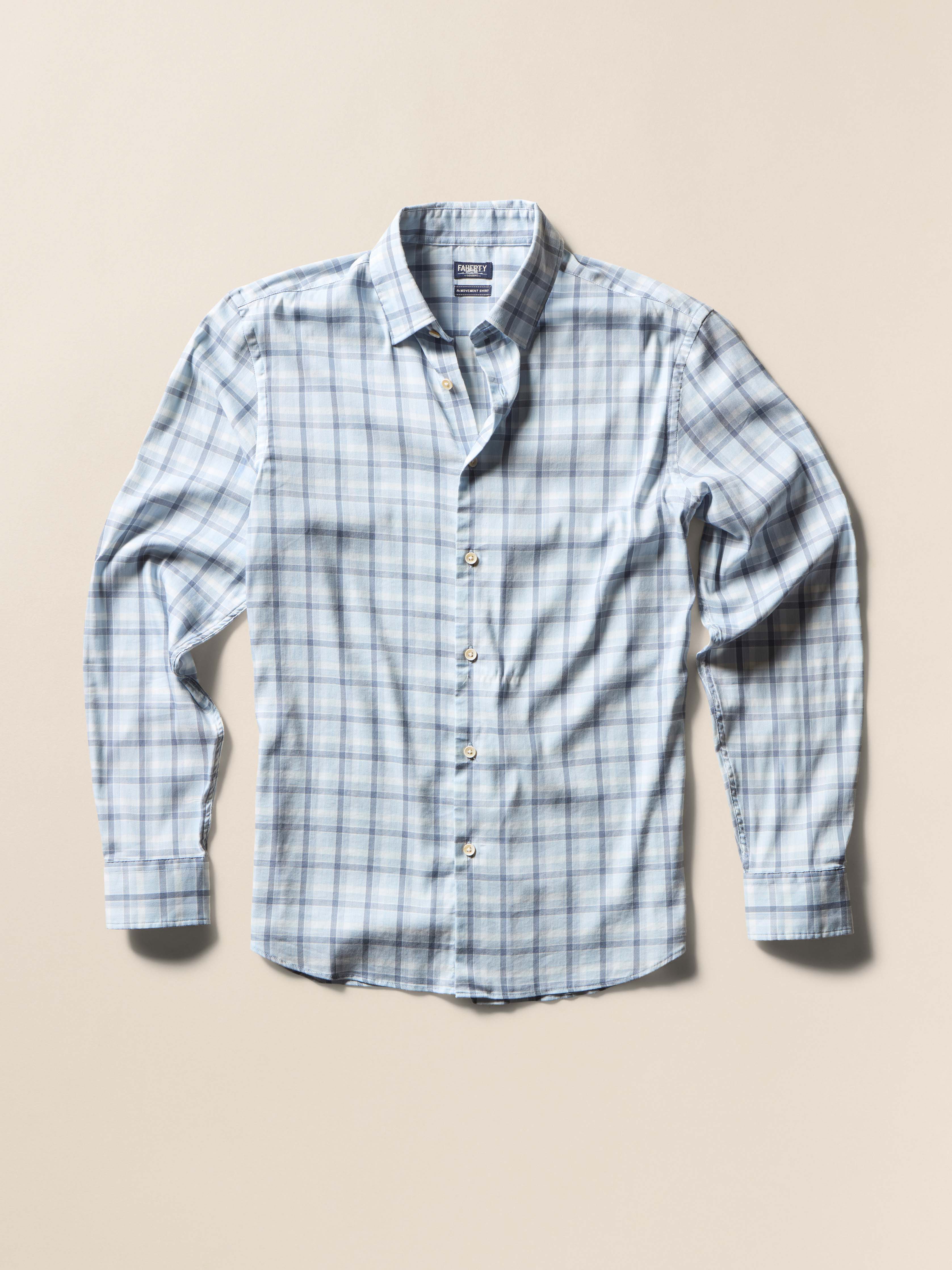 Movement™ Monterey Shirt - Sky Storm Plaid | Faherty Brand