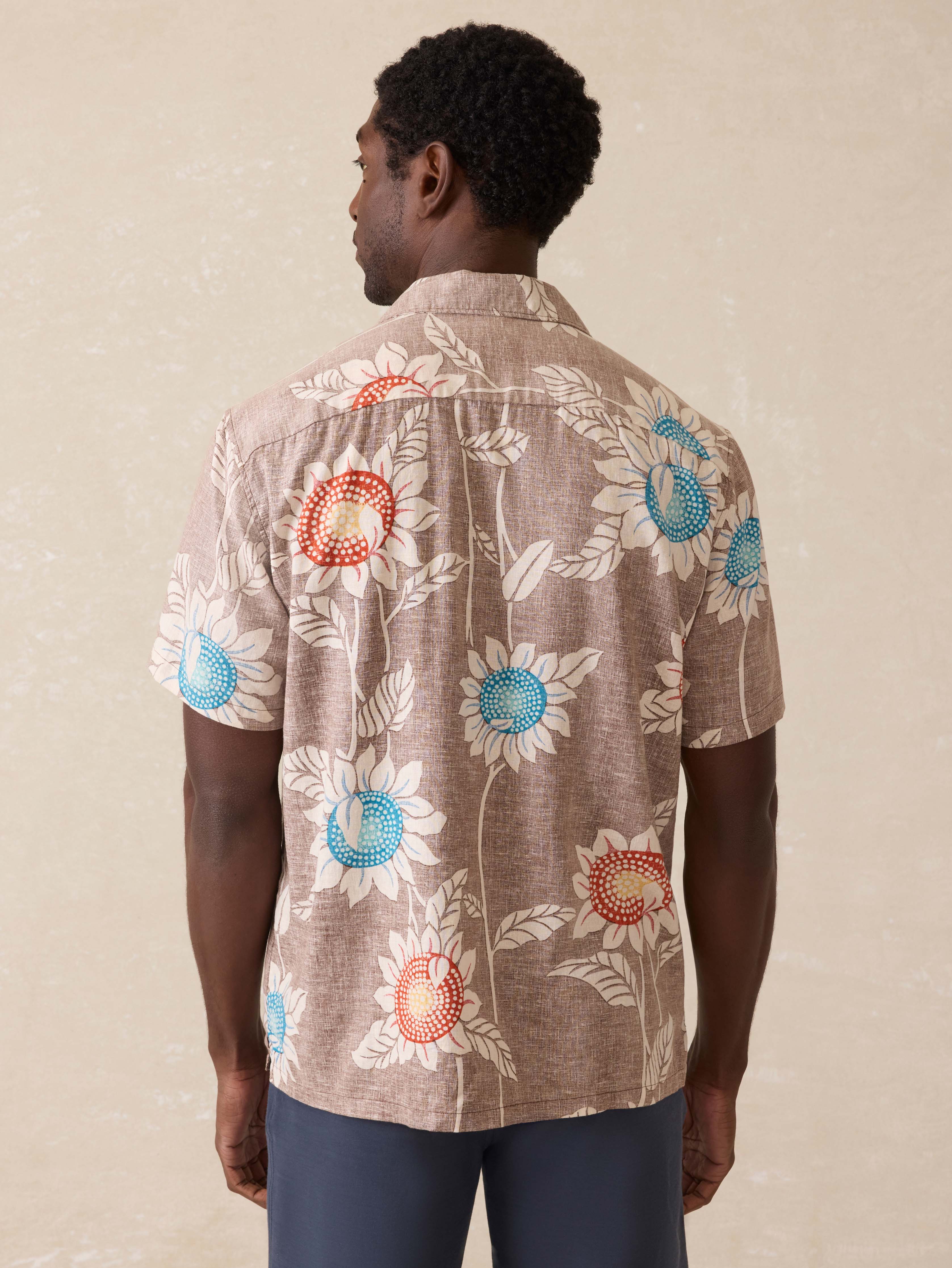 Short-Sleeve Breeze Camp Shirt - Sunseeker Blossom | Faherty Brand