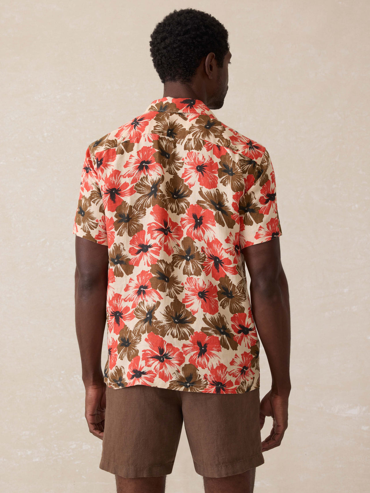 Short-Sleeve Reserve Basque Camp Shirt - Wildwood Poppy, image 4 of 5