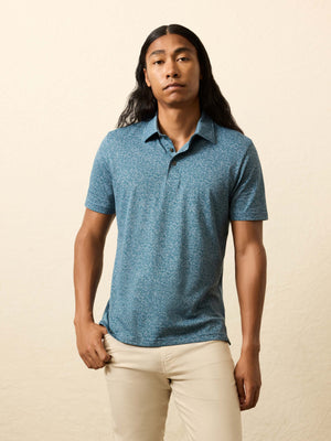 Short-Sleeve Movement™ Pique Polo - Eastern Sky Blossom