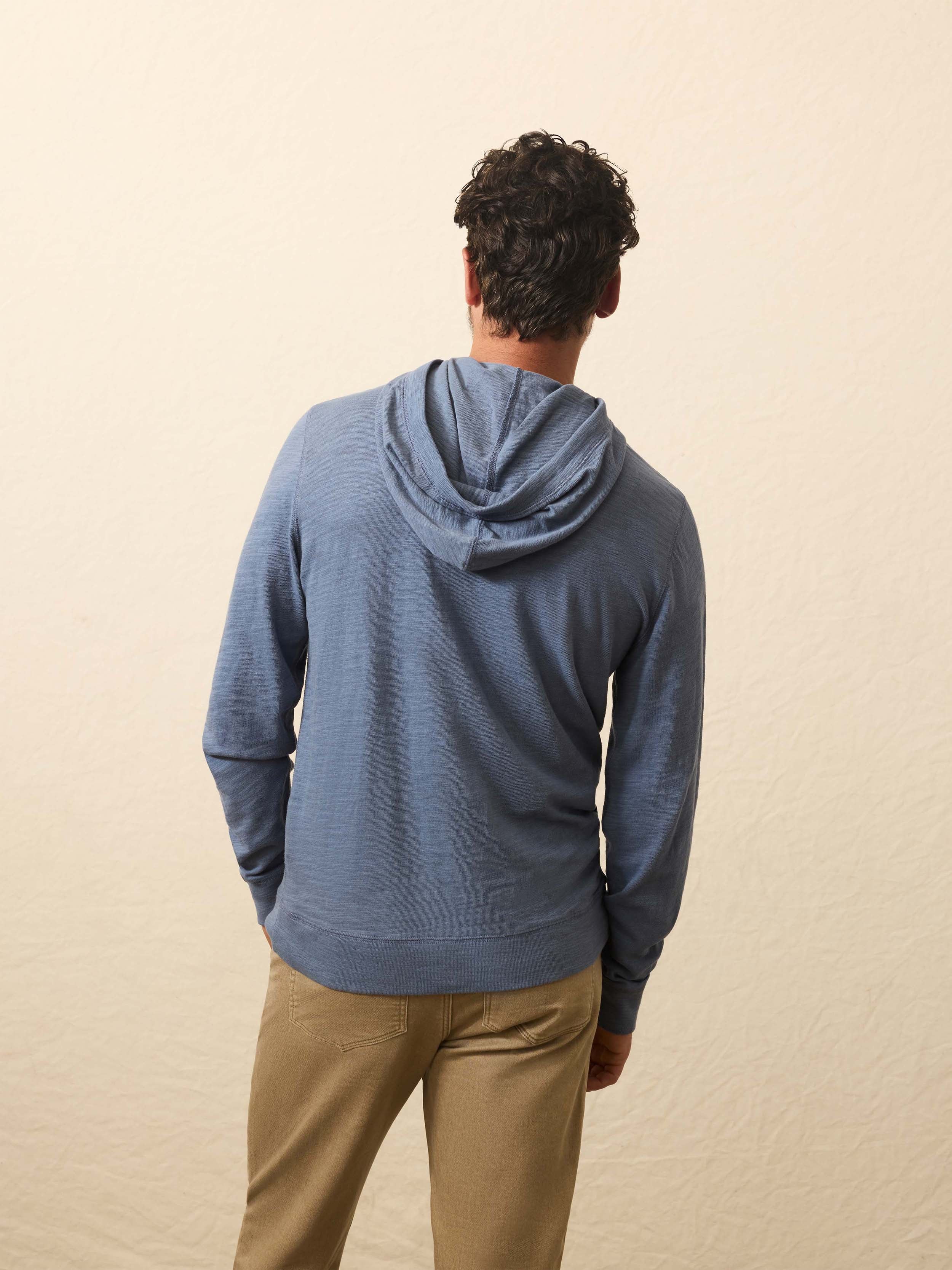 Sunwashed Organic Graphic Hoodie - Dusk | Faherty Brand