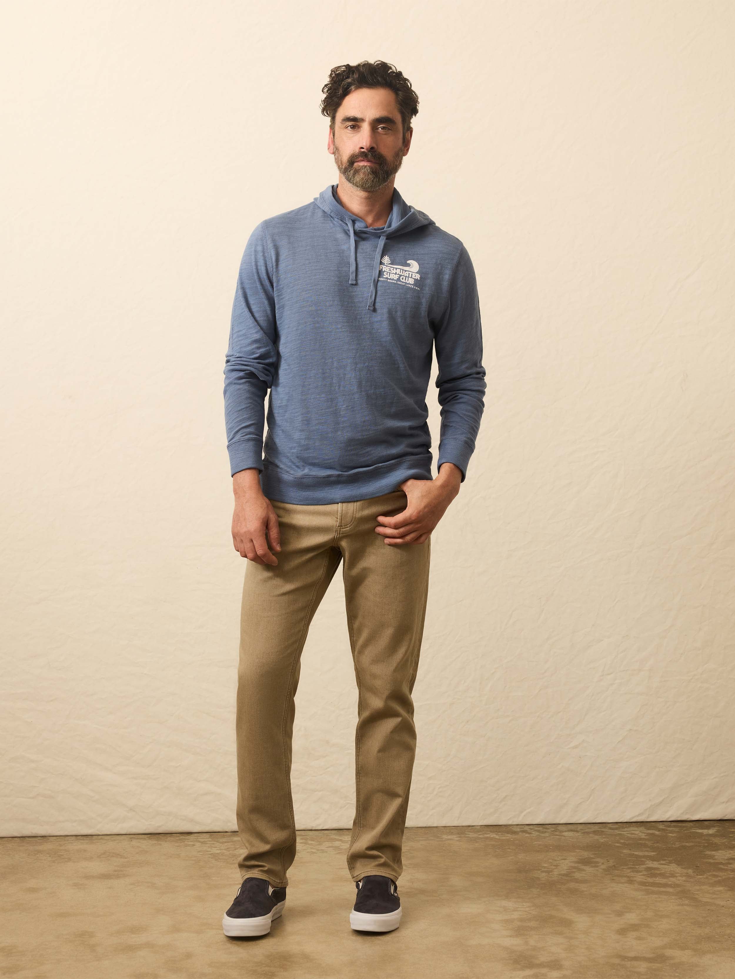 Sunwashed Organic Graphic Hoodie - Dusk | Faherty Brand