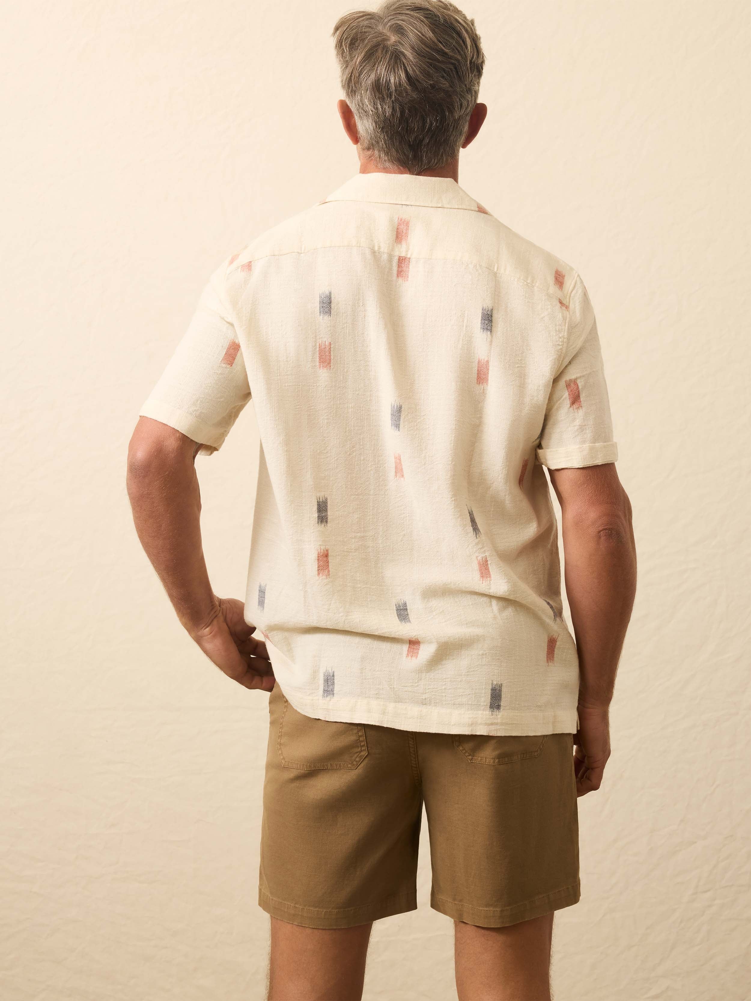 Short-Sleeve Ikat Shirt - Cedar Lake Ikat | Faherty Brand