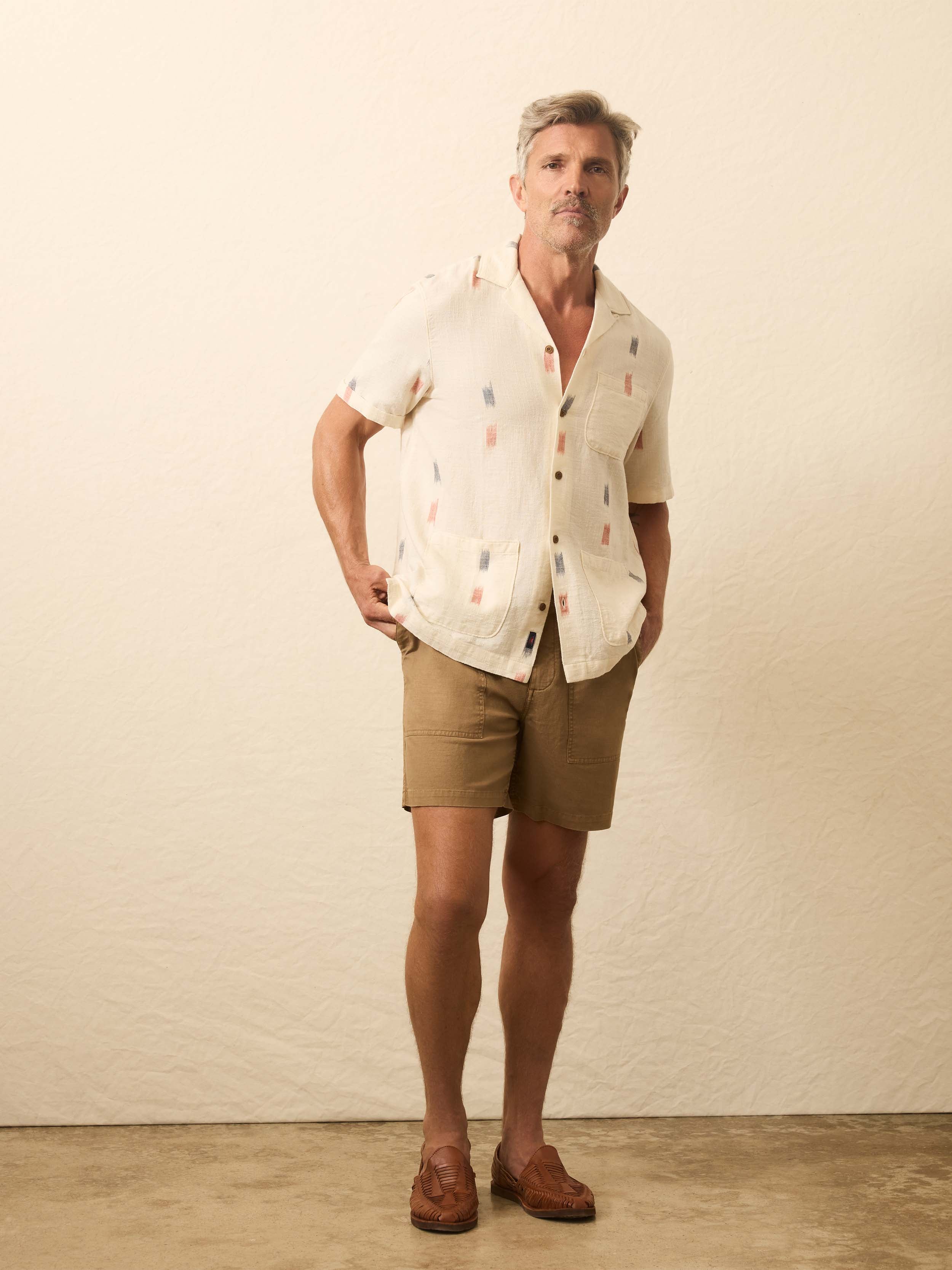 Short-Sleeve Ikat Shirt - Cedar Lake Ikat | Faherty Brand