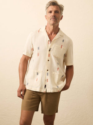 Short-Sleeve Ikat Shirt - Cedar Lake Ikat