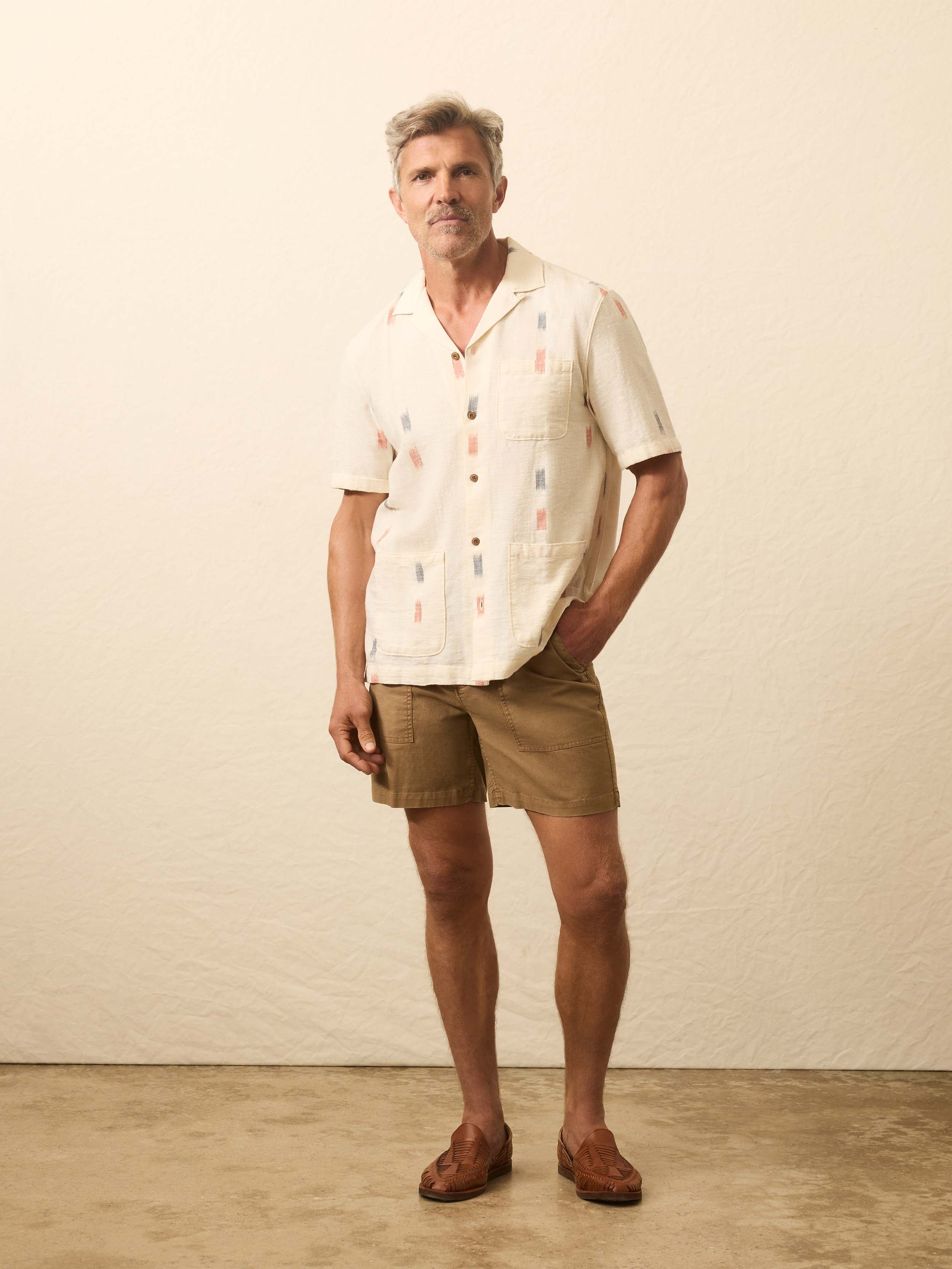Short-Sleeve Ikat Shirt - Cedar Lake Ikat | Faherty Brand