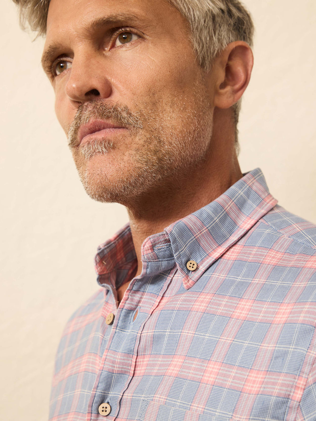 Long-Sleeve Breeze Shirt - Sunrise Sky Plaid, image 2 of 4