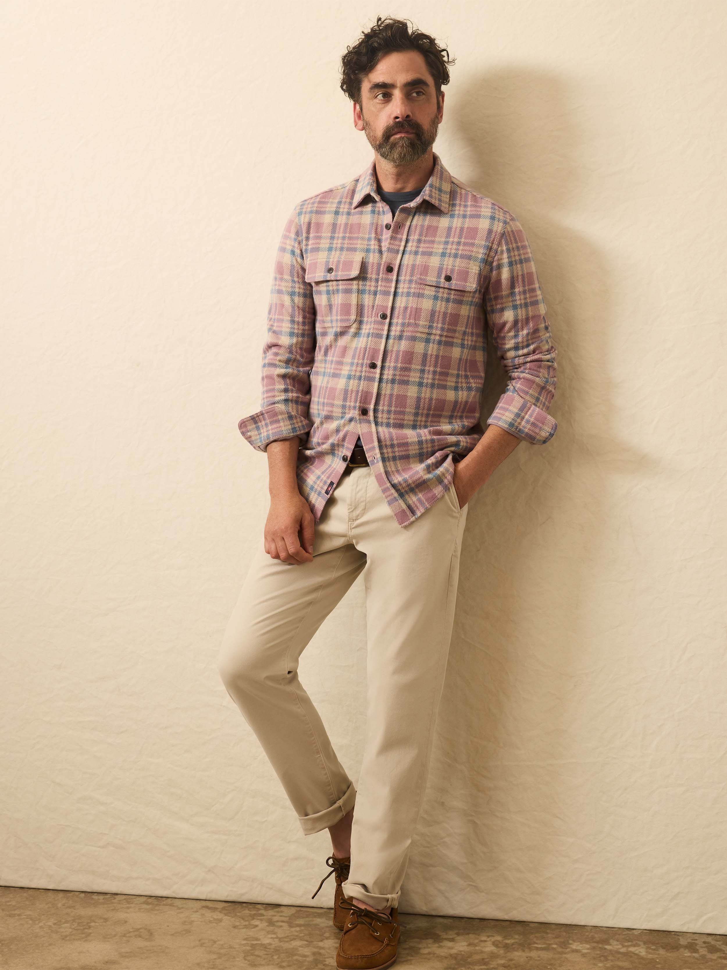 Legend™ Sweater Shirt - Cedar Shore Plaid | Faherty Brand