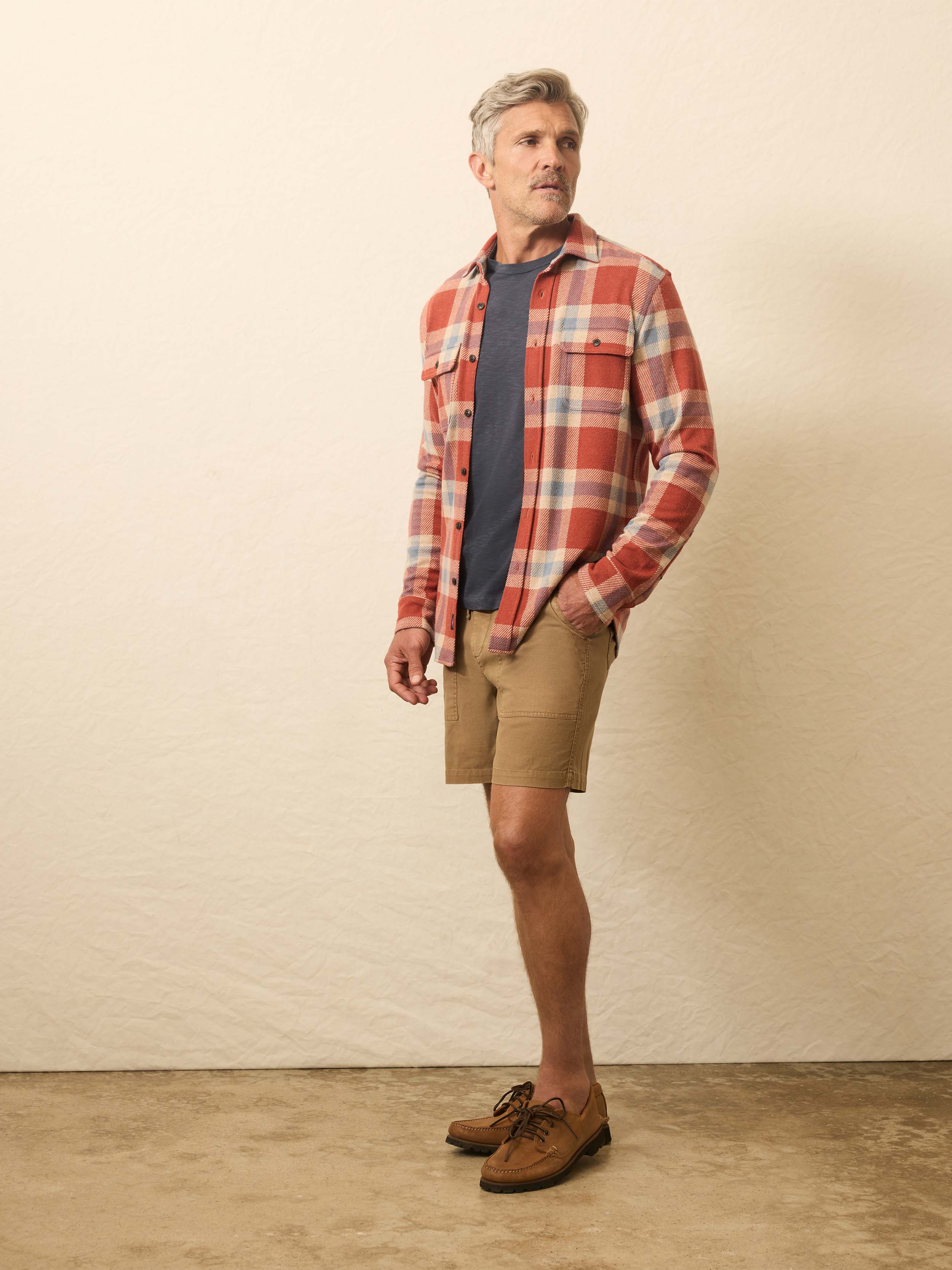 Legend™ Sweater Shirt - Copper Falls Plaid | Faherty Brand