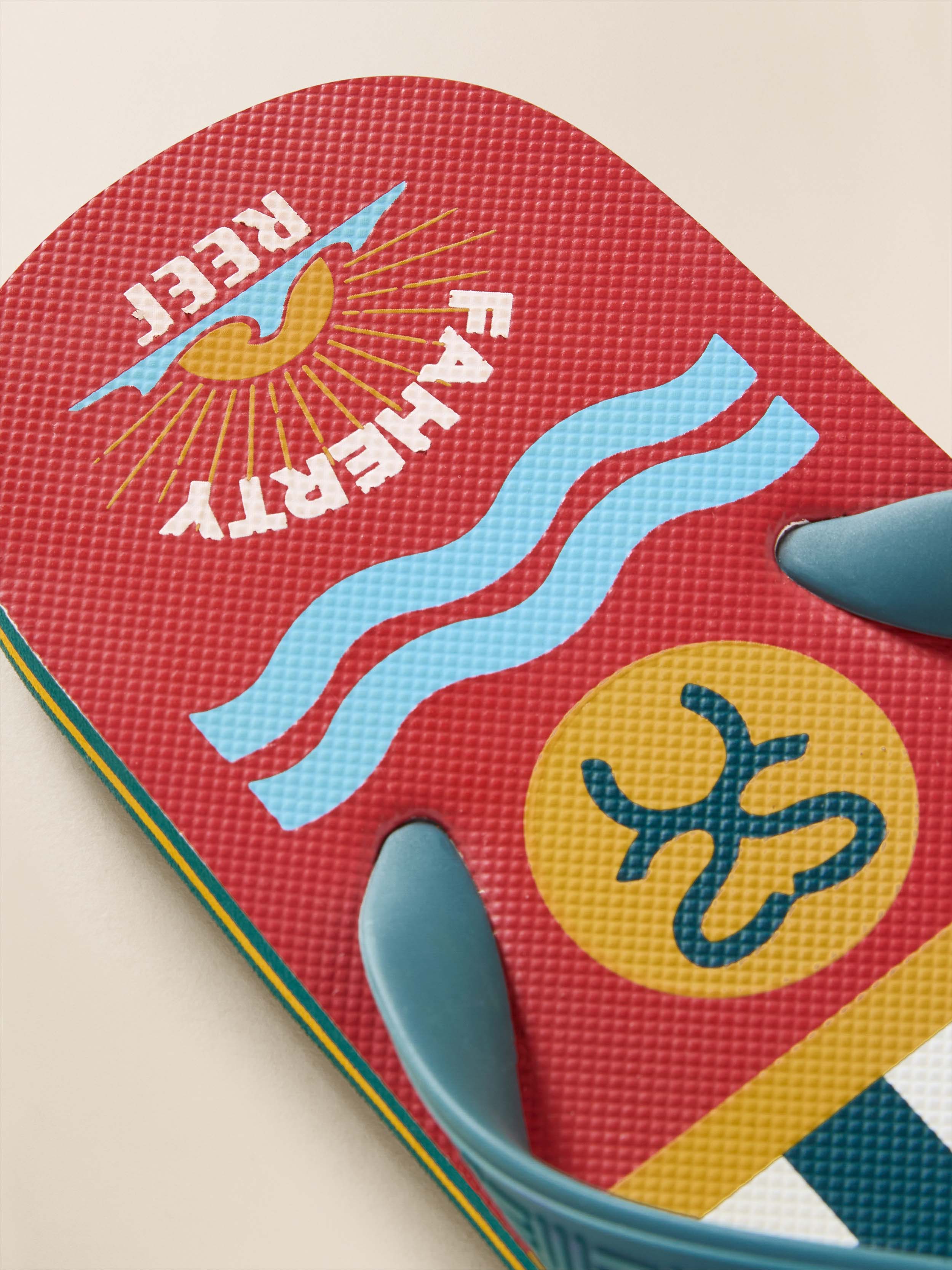 Faherty X Reef Surf Ghana Flip Flop - Agona Green | Faherty Brand
