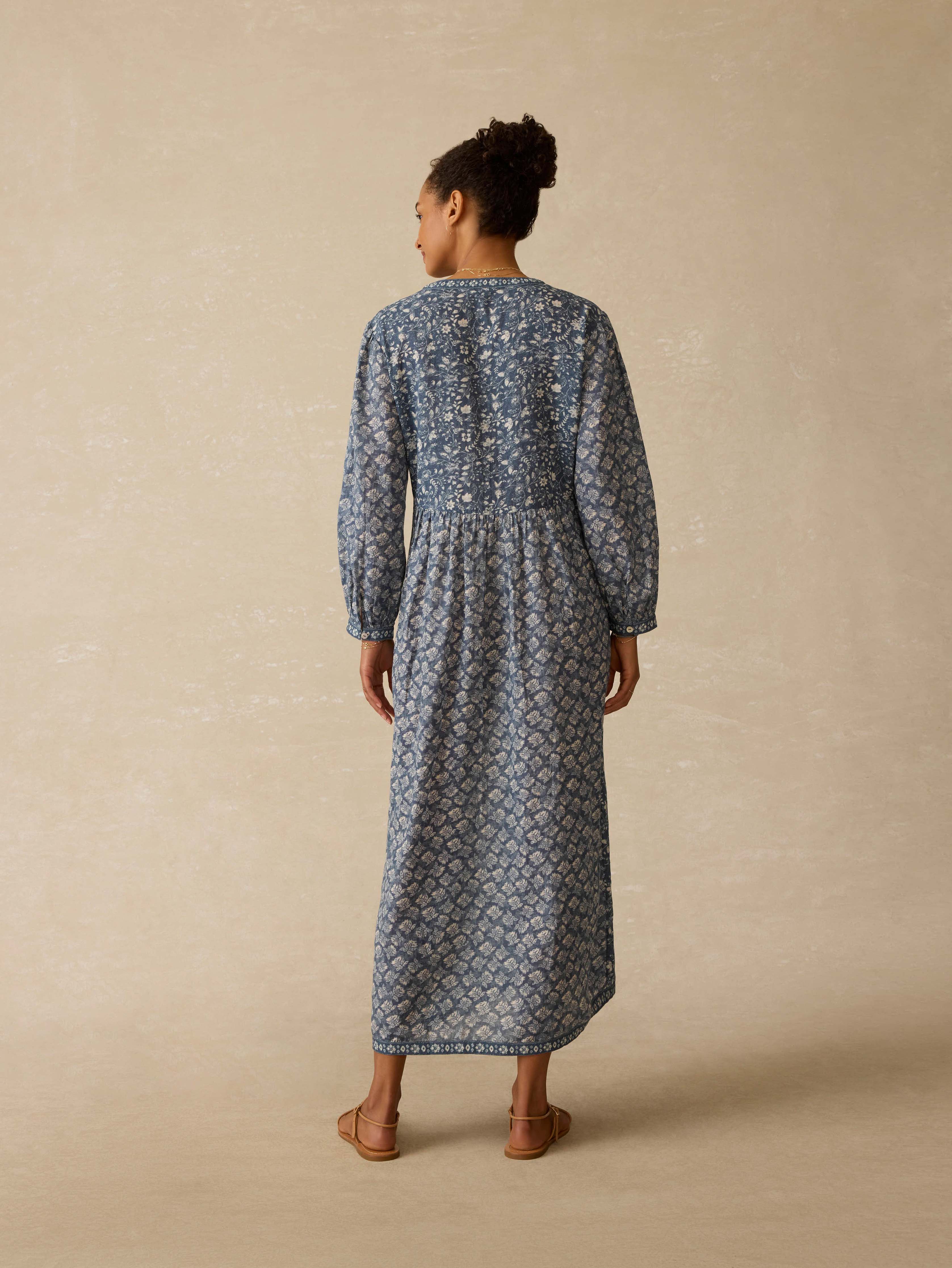 Sandy Cove Coverup - Oceanview Blossom | Faherty Brand