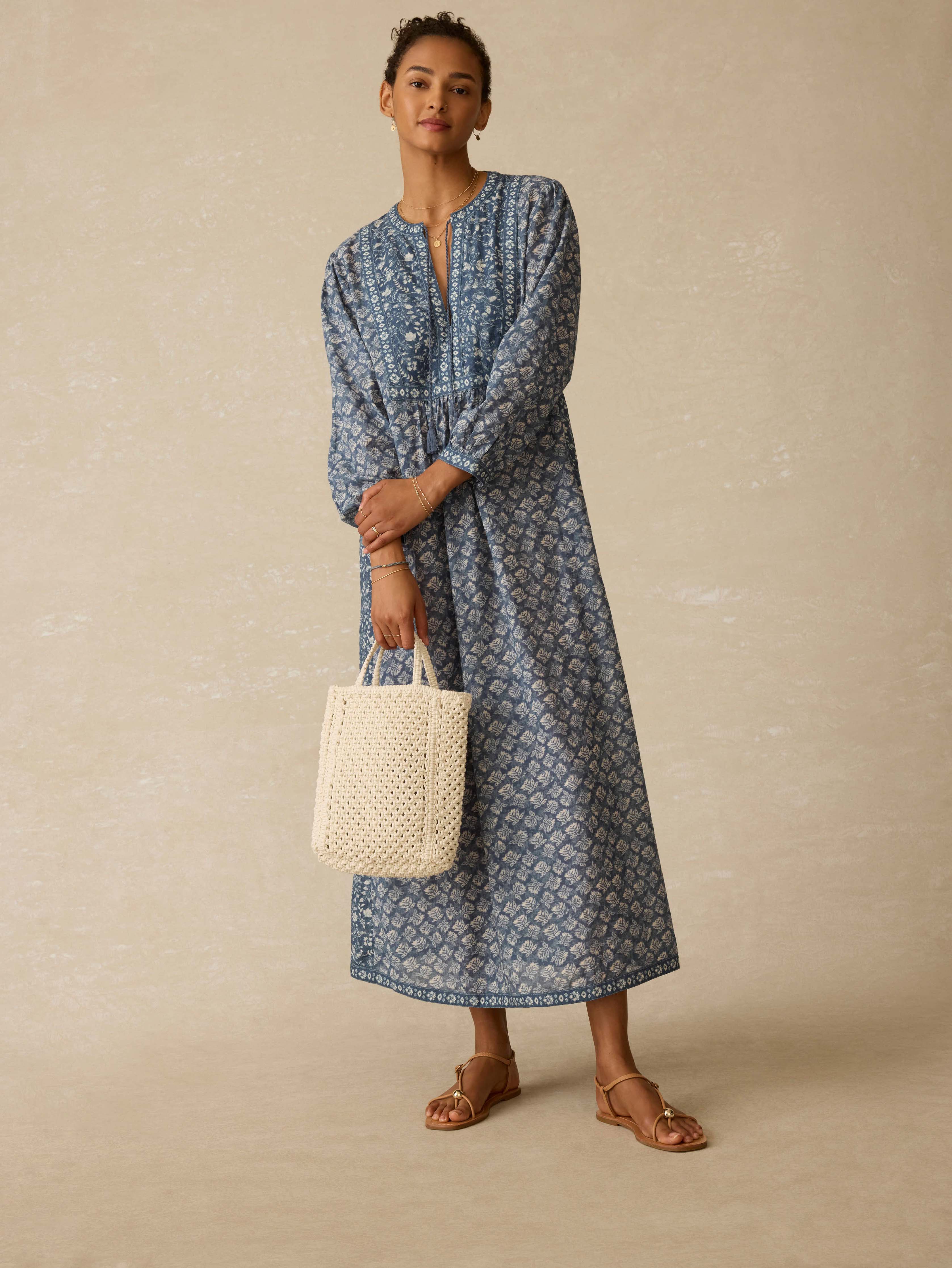 Sandy Cove Coverup - Oceanview Blossom | Faherty Brand