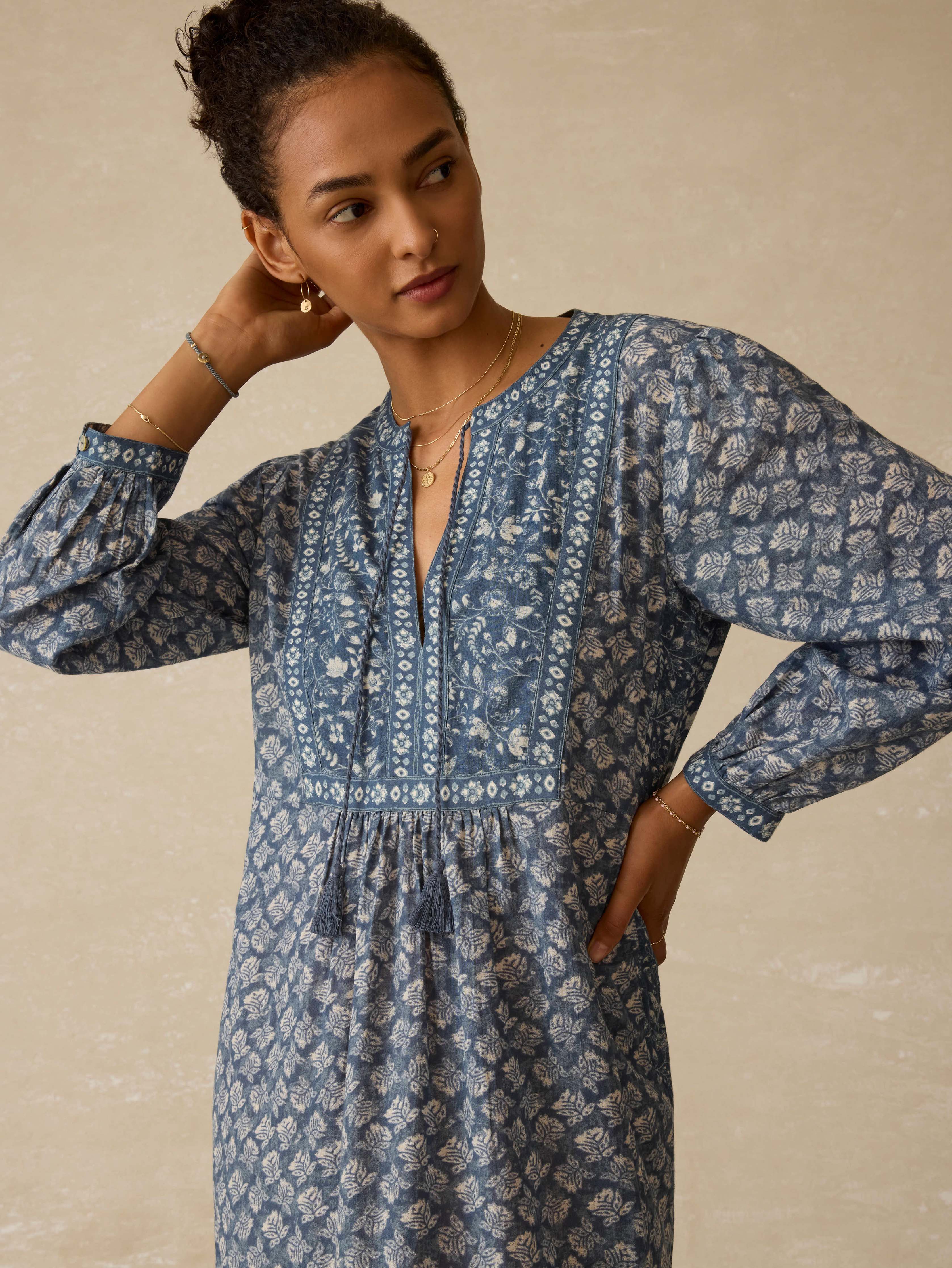 Sandy Cove Coverup - Oceanview Blossom | Faherty Brand