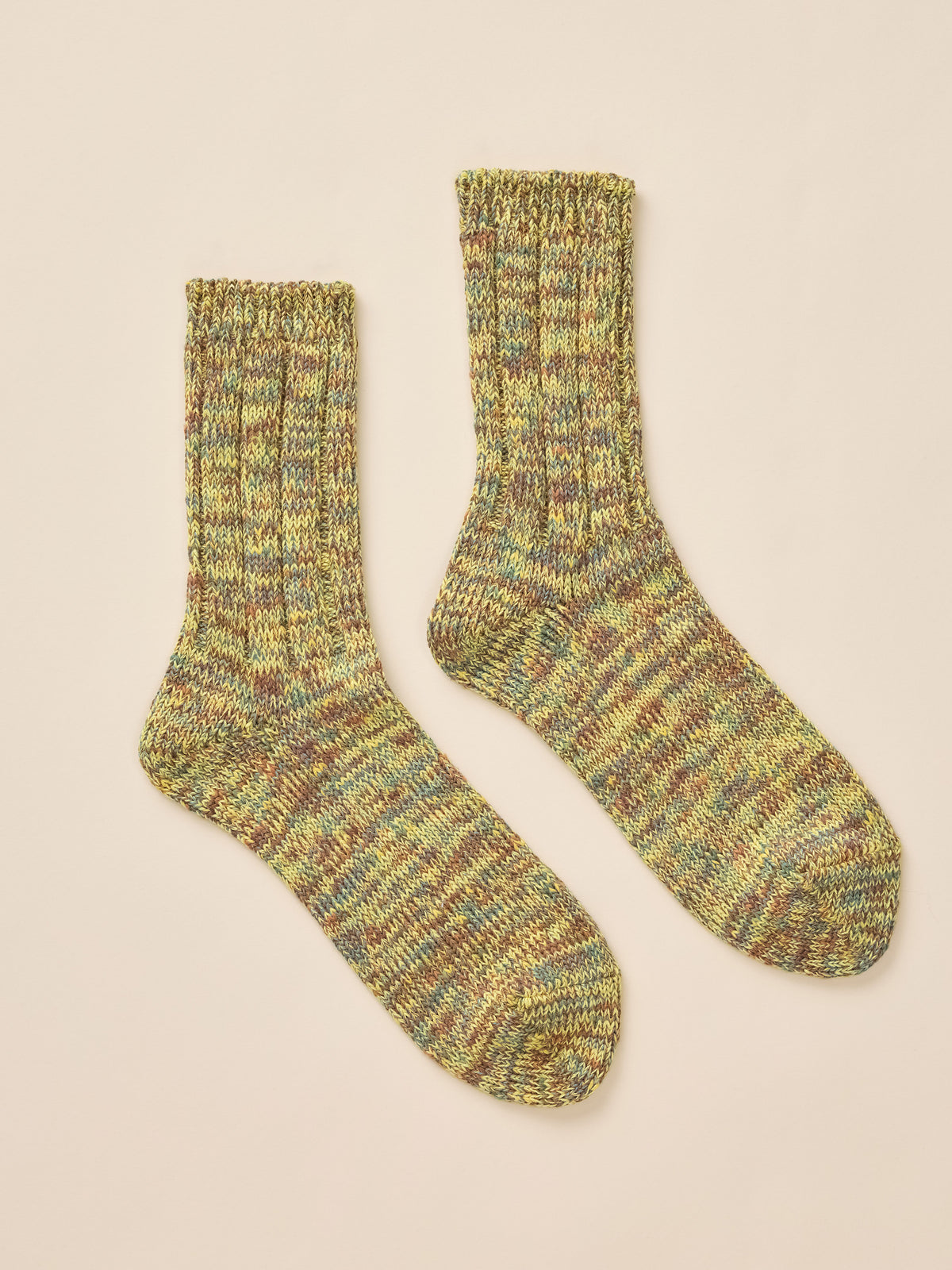 Japan Marled Socks - Golden Sage, image 3 of 3