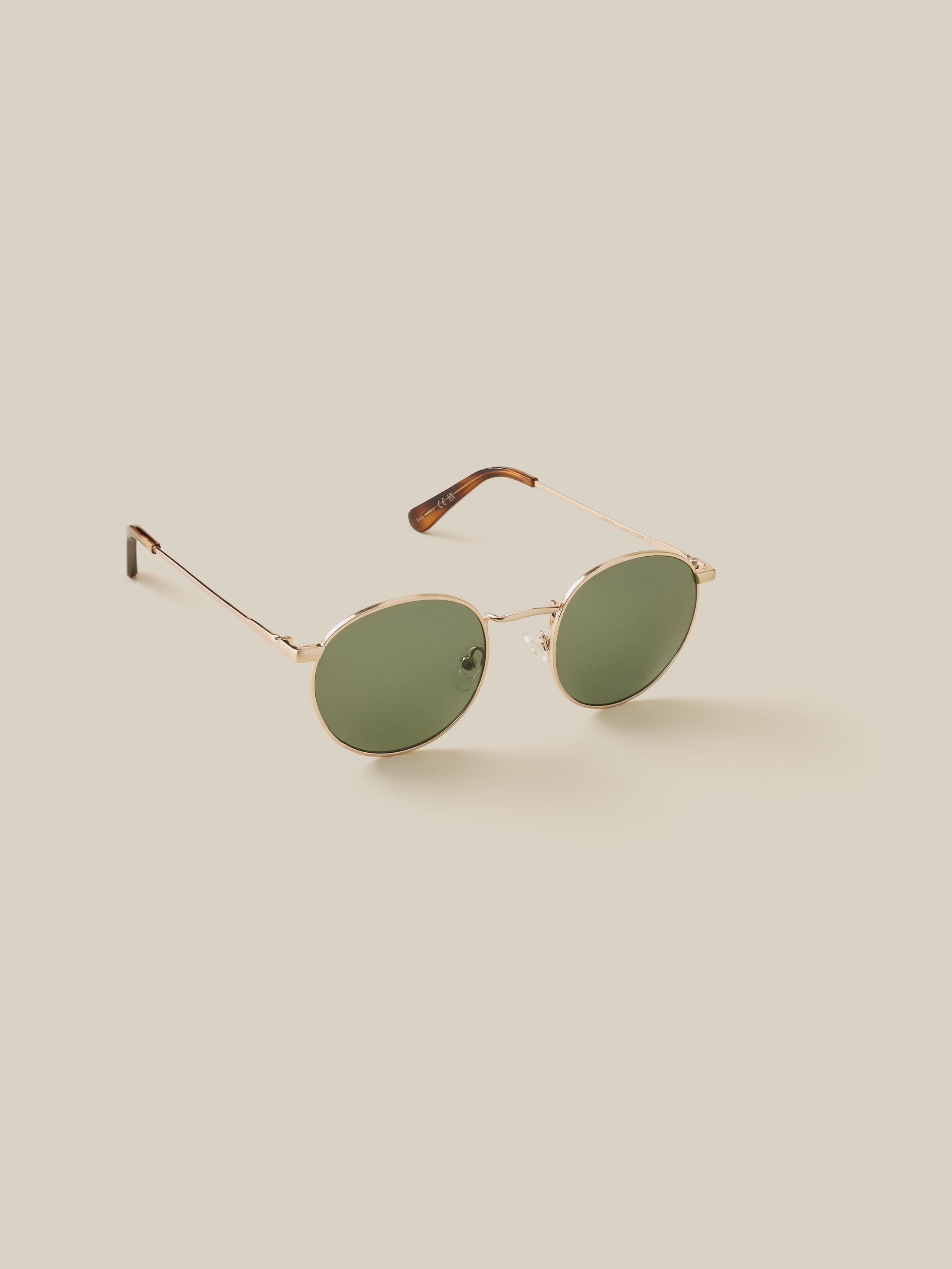 Lennox Sunglasses - Brushed Gold | Faherty Brand