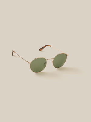Lennox Sunglasses - Brushed Gold