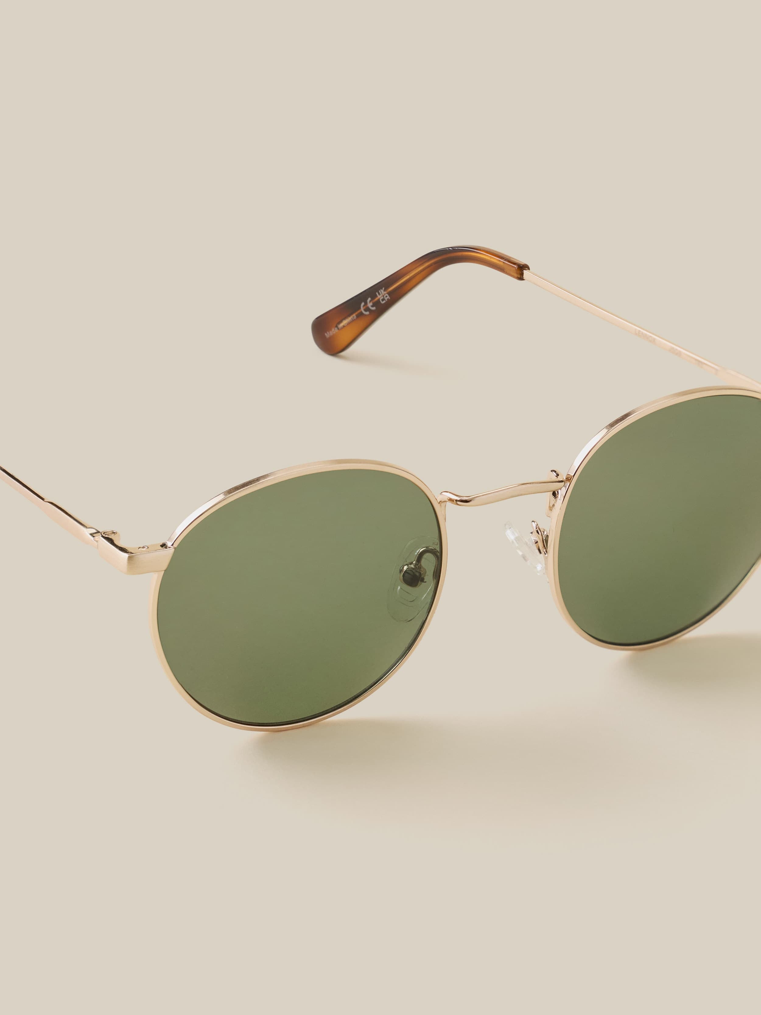 Lennox Sunglasses - Brushed Gold | Faherty Brand