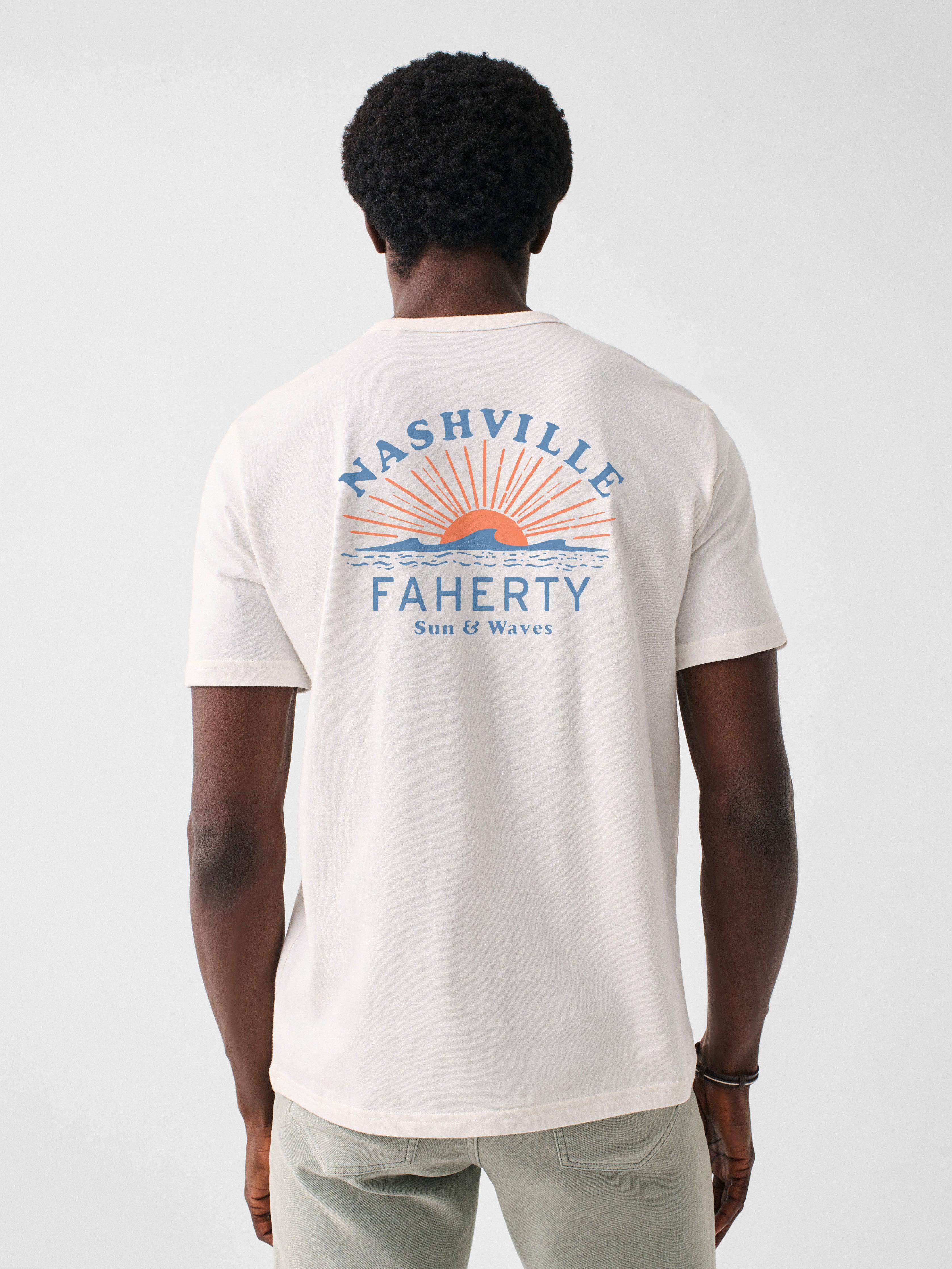 Nashville Short-Sleeve Crew T-Shirt - White