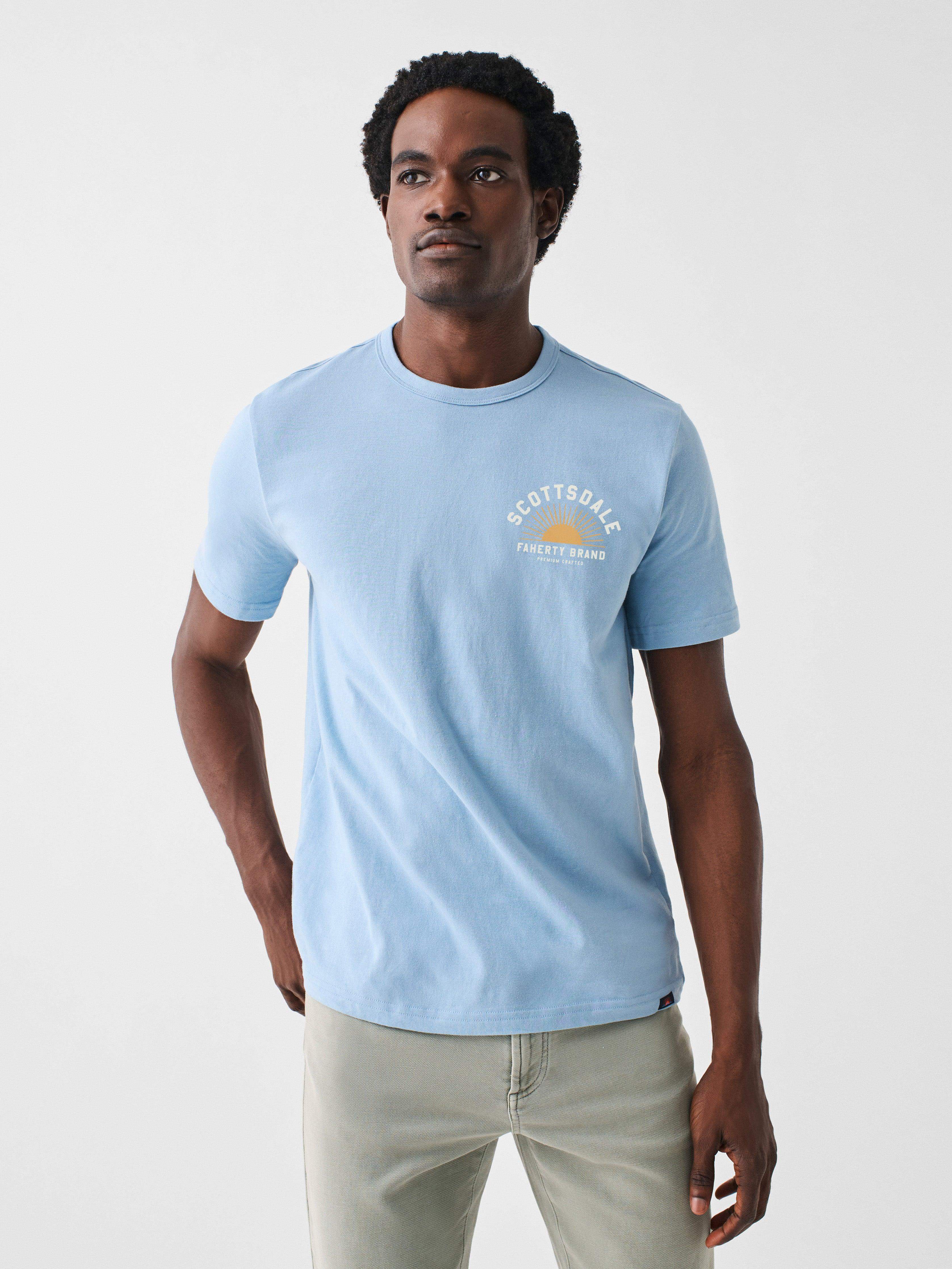 Scottsdale Short-Sleeve Crew T-Shirt - Dusk Blue