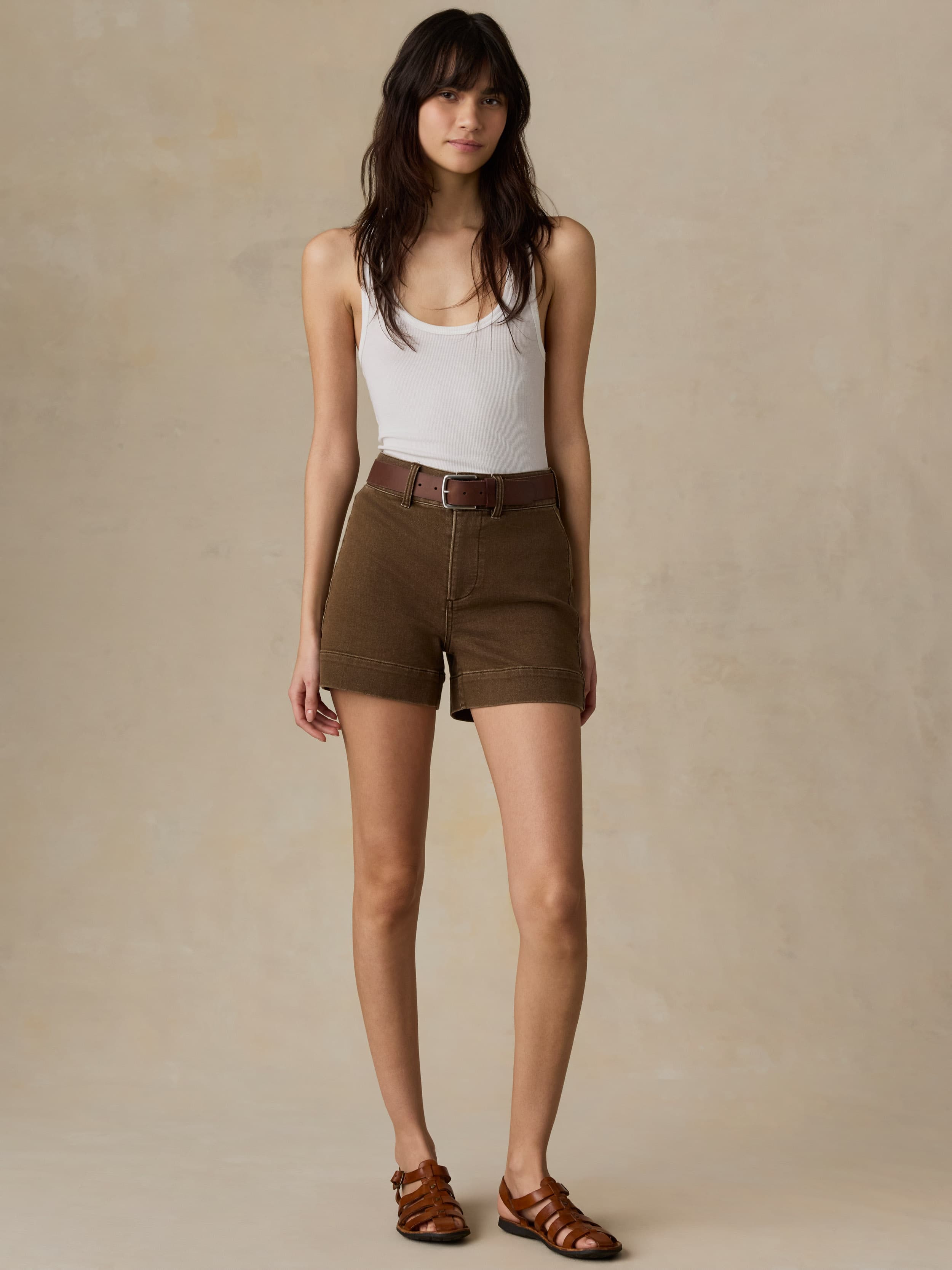 Stretch Terry Sailor Short - Walnut | Faherty Brand