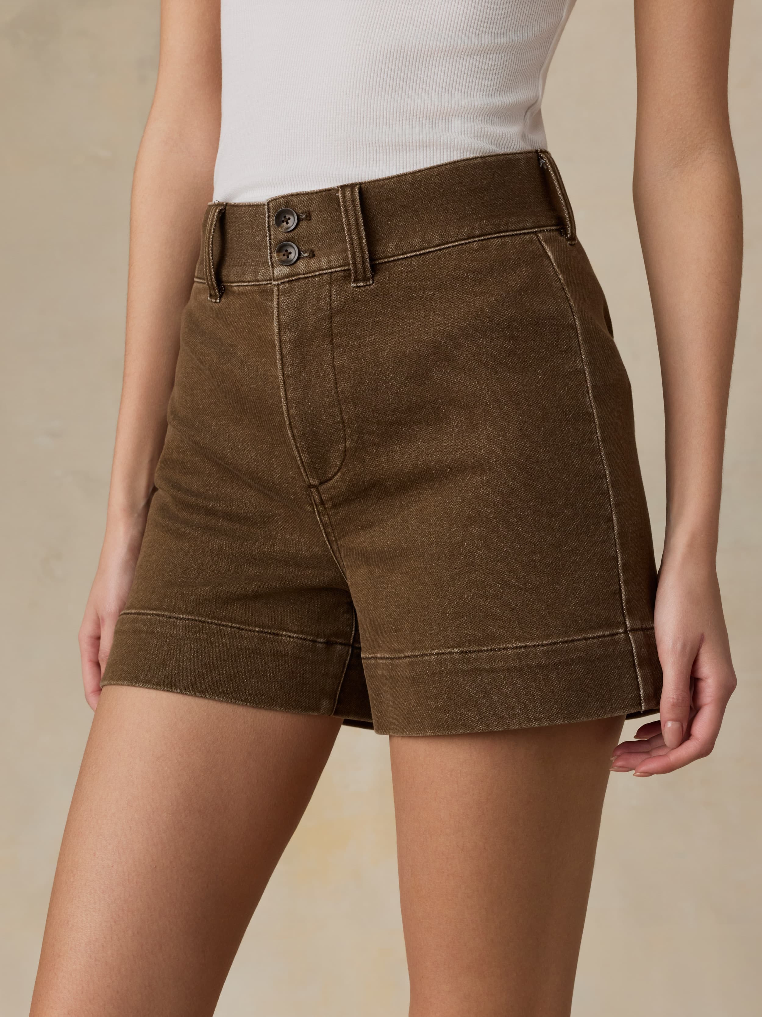 Stretch Terry Sailor Short - Walnut | Faherty Brand