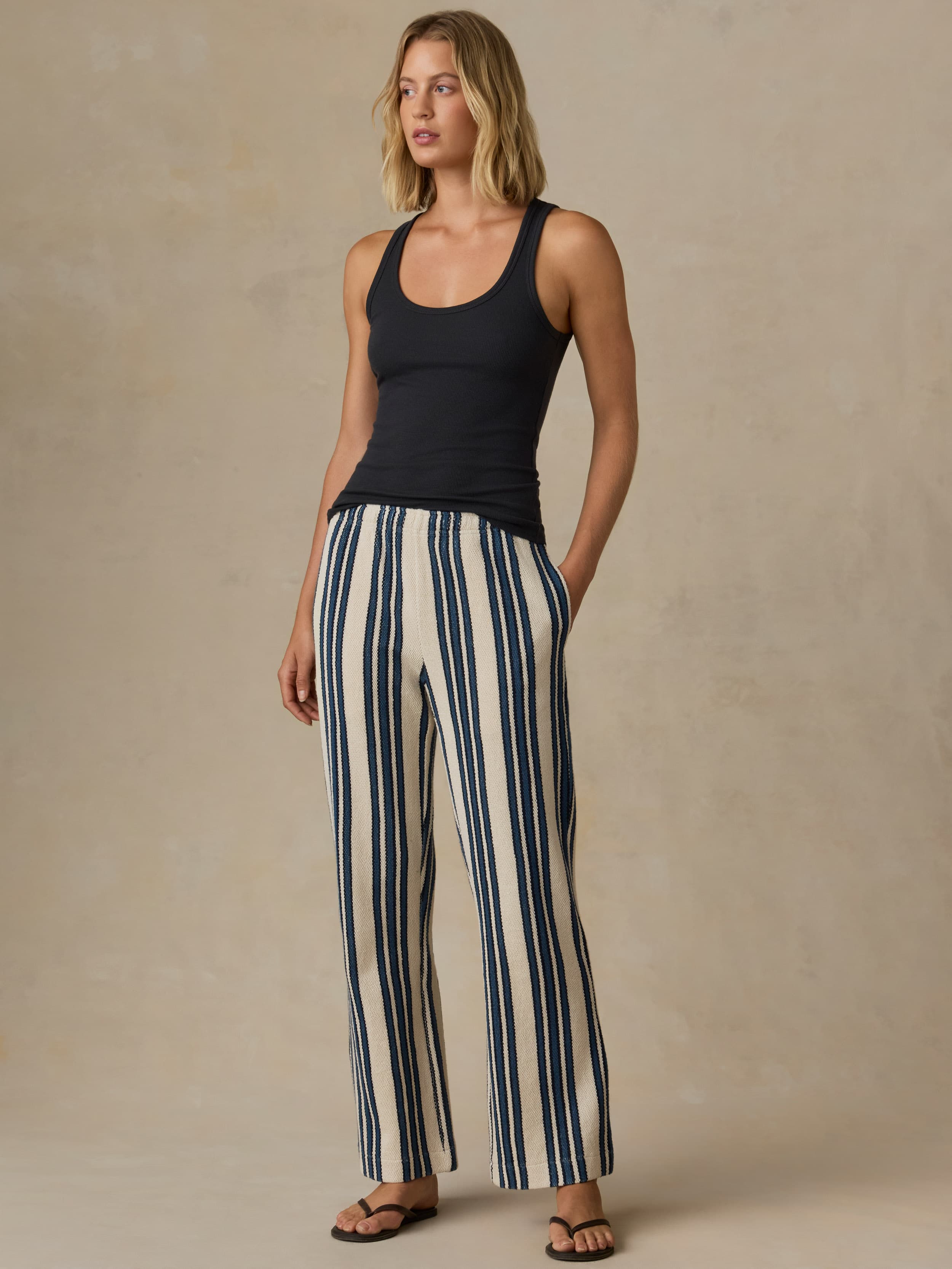 Baja Pant - Kingfisher Stripe | Faherty Brand